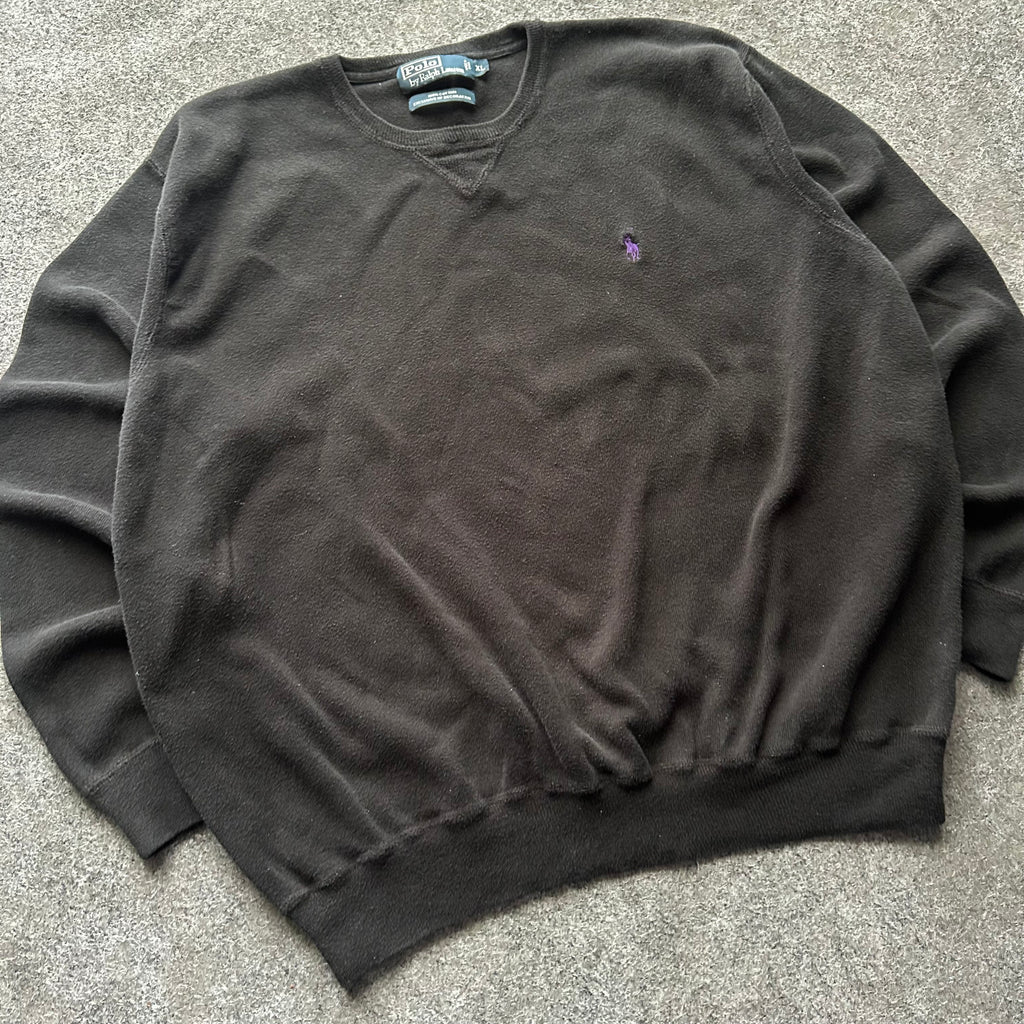 Vintage Polo Ralph Lauren Black Crewneck