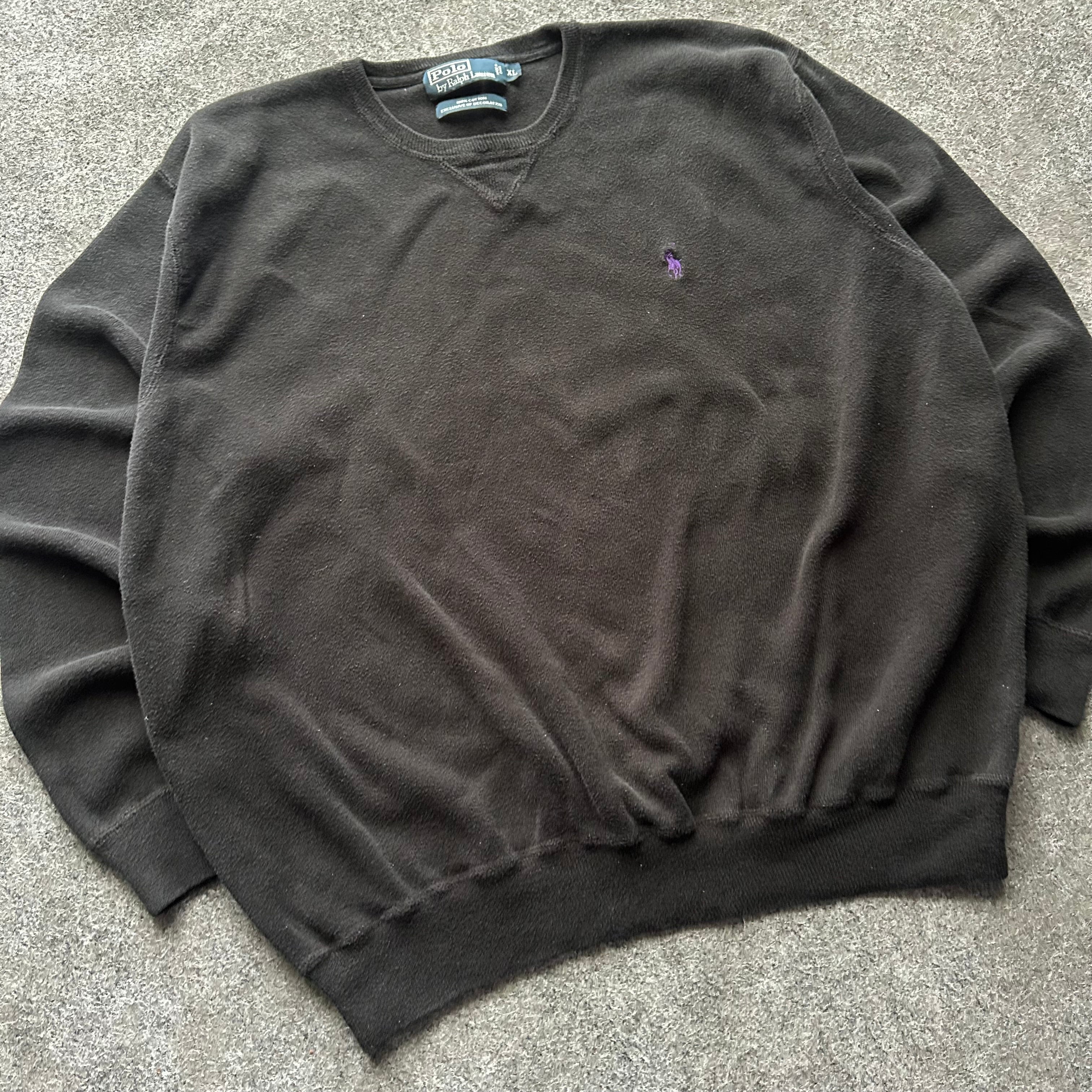 Vintage Polo Ralph Lauren Black Crewneck