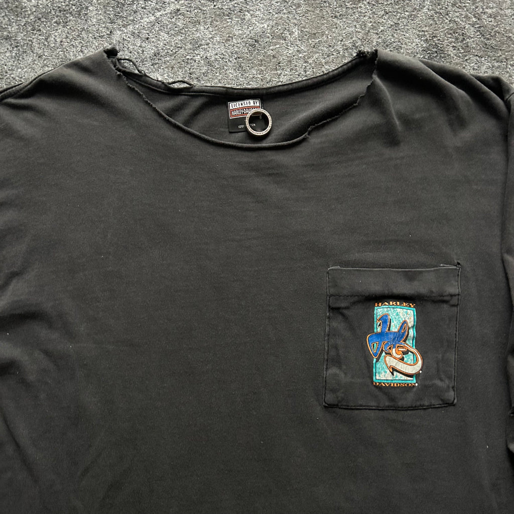 Vintage Harley Davidson Streak Lightning Long Sleeve Shirt