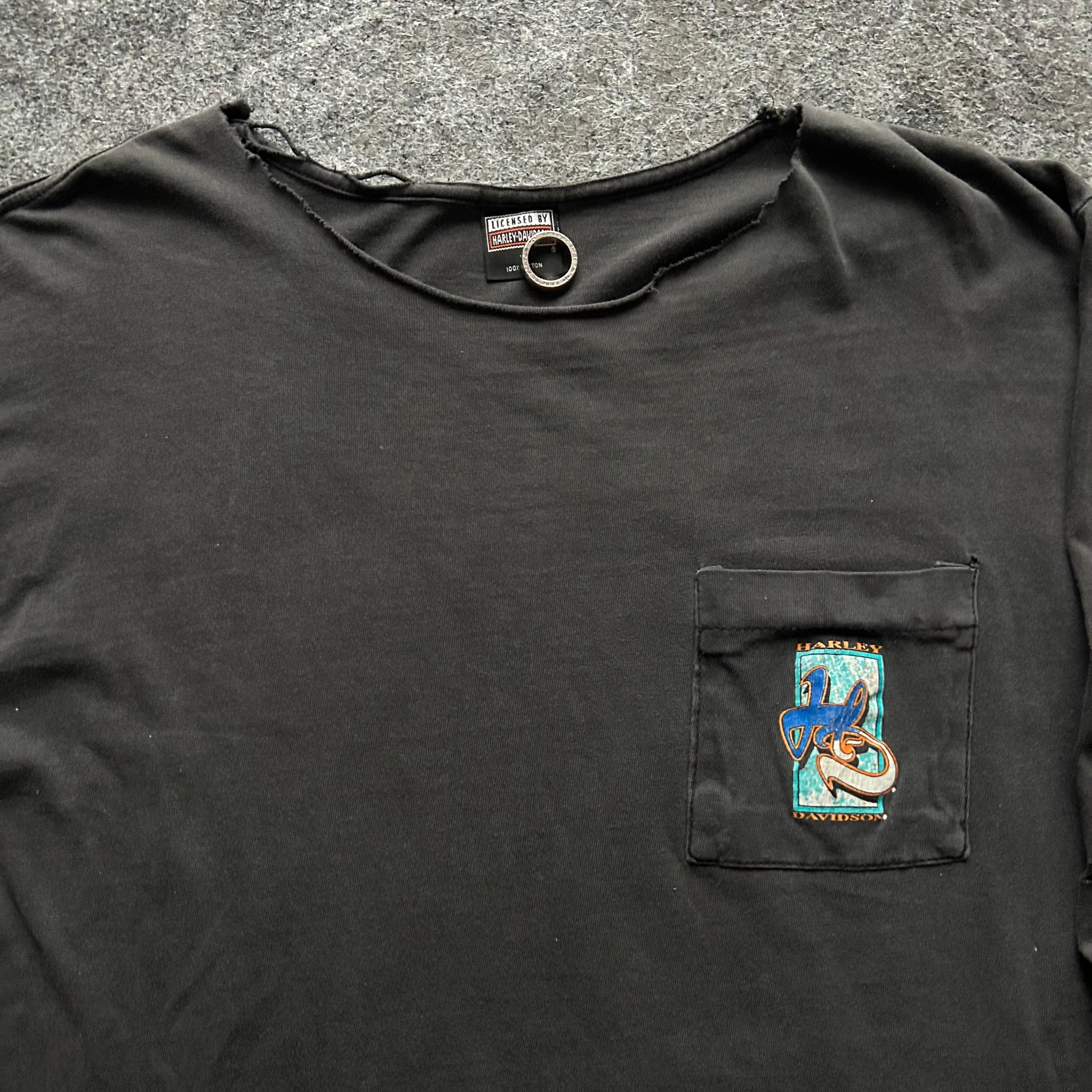 Vintage Harley Davidson Streak Lightning Long Sleeve Shirt