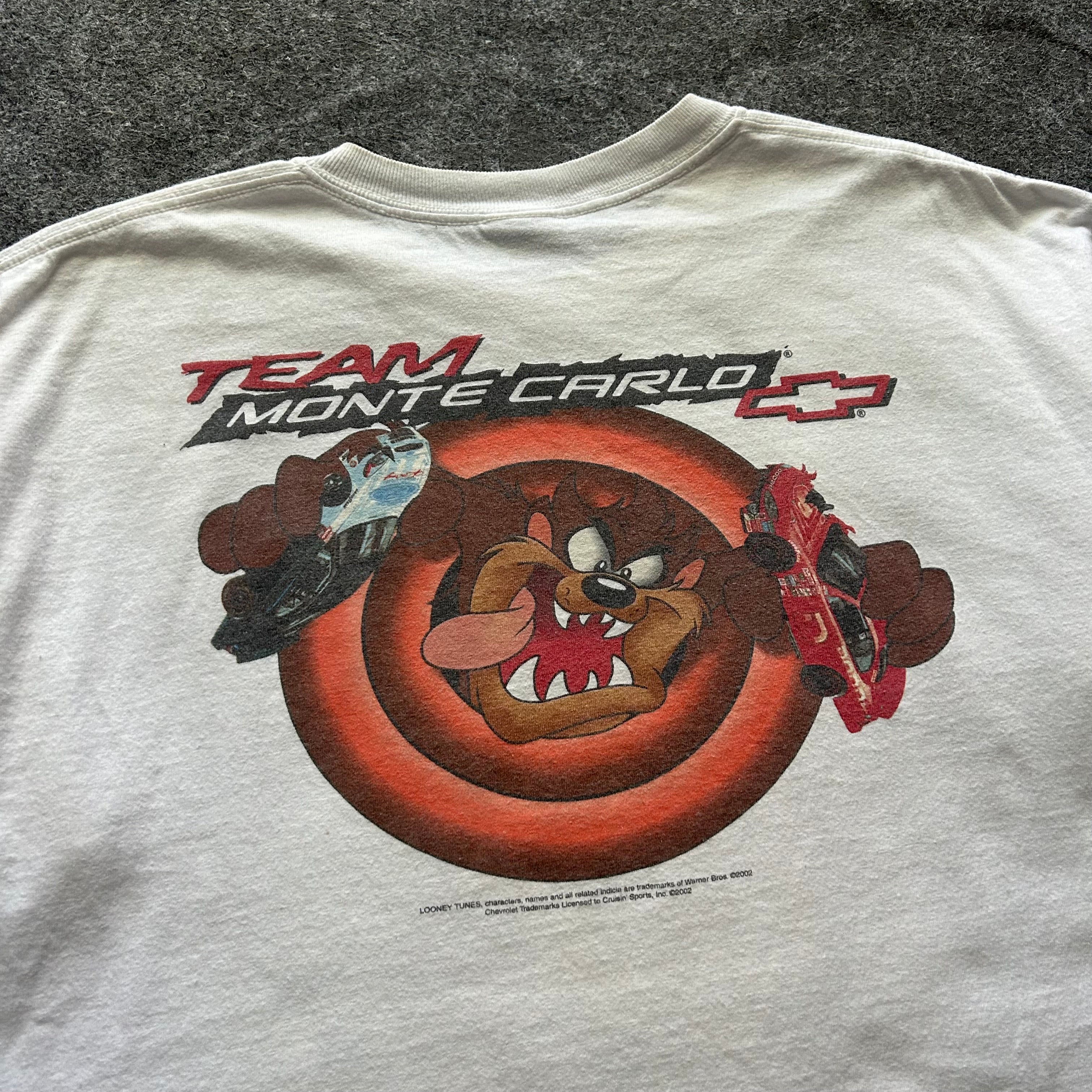 Vintage Team Monte Carlo Taz NASCAR T-shirt