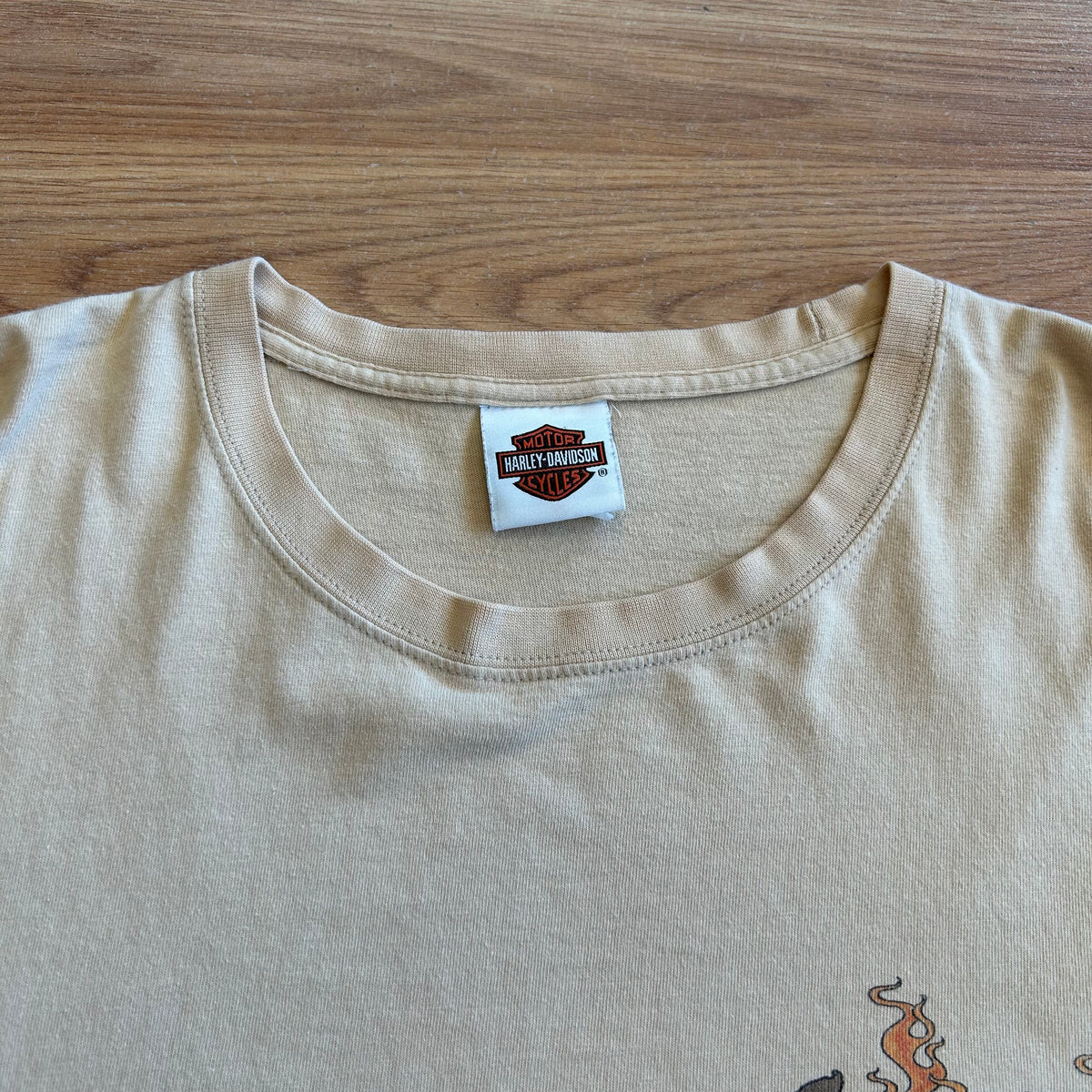 Vintage Harley Davidson Tattoo Long Sleeve Shirt - Size XL