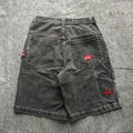 Vintage JNCO Crown Baggy Black Jorts