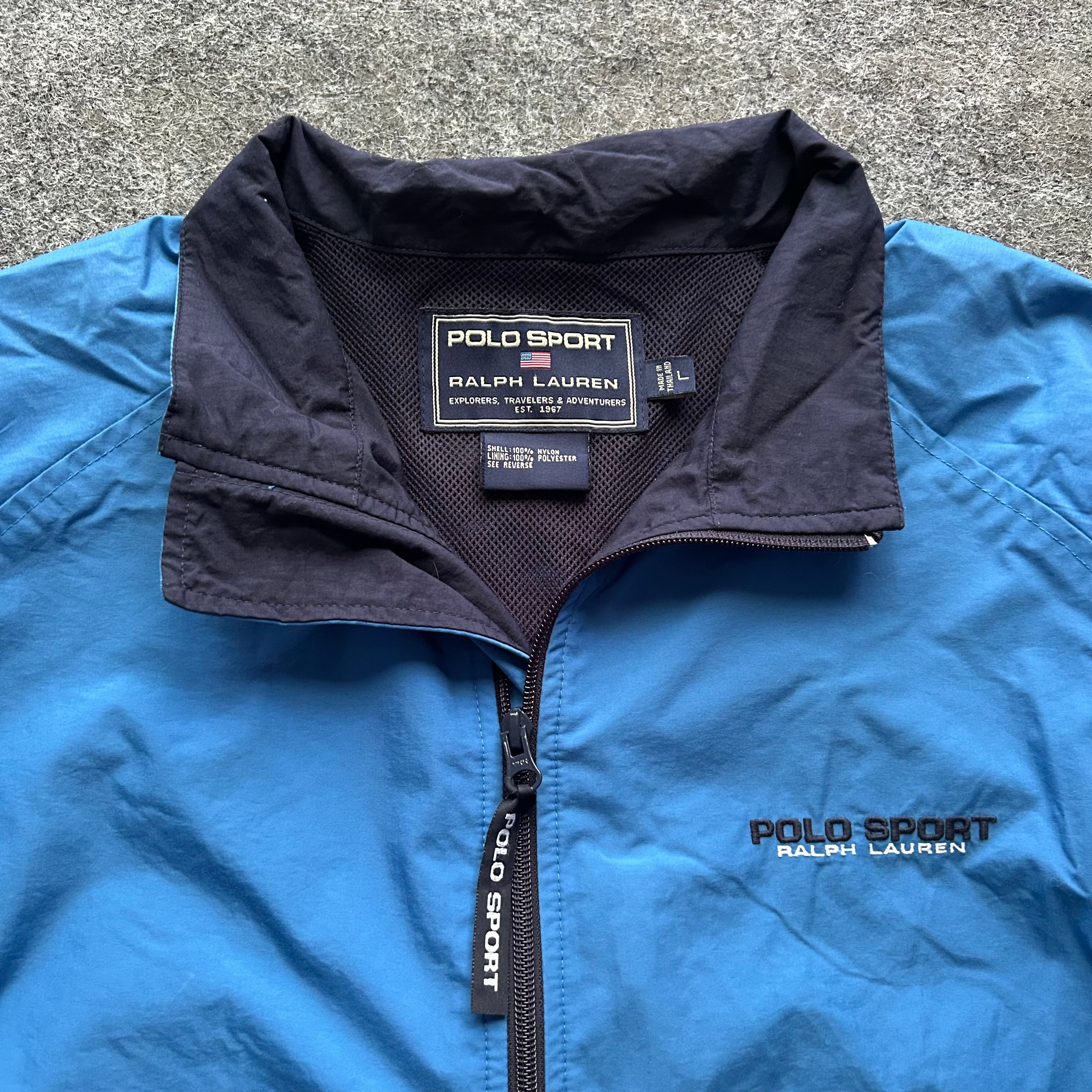 Vintage Polo Sport Ralph Lauren Windbreaker Zip Up Jacket