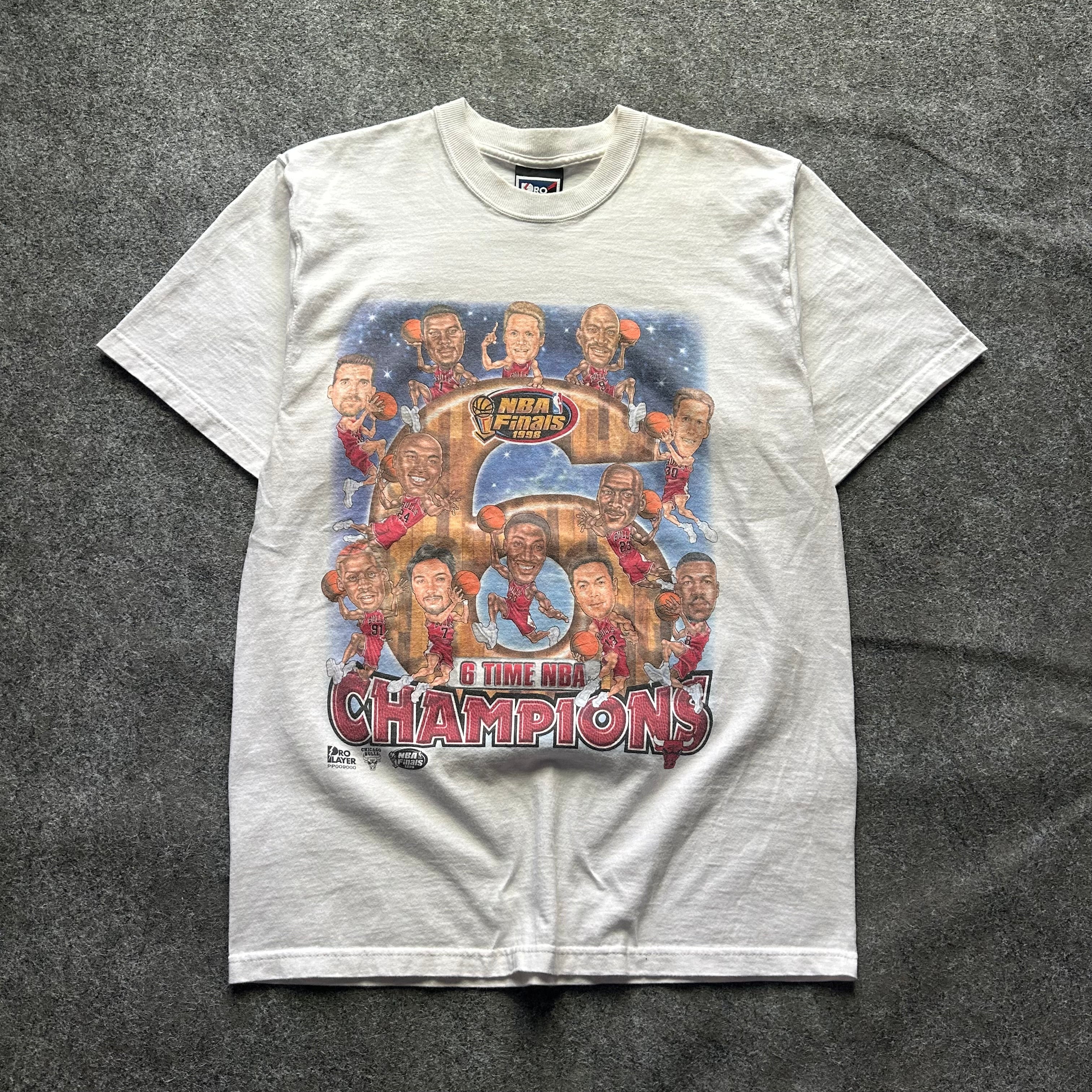 Vintage Chicago Bulls 6 Time Champions T-shirt