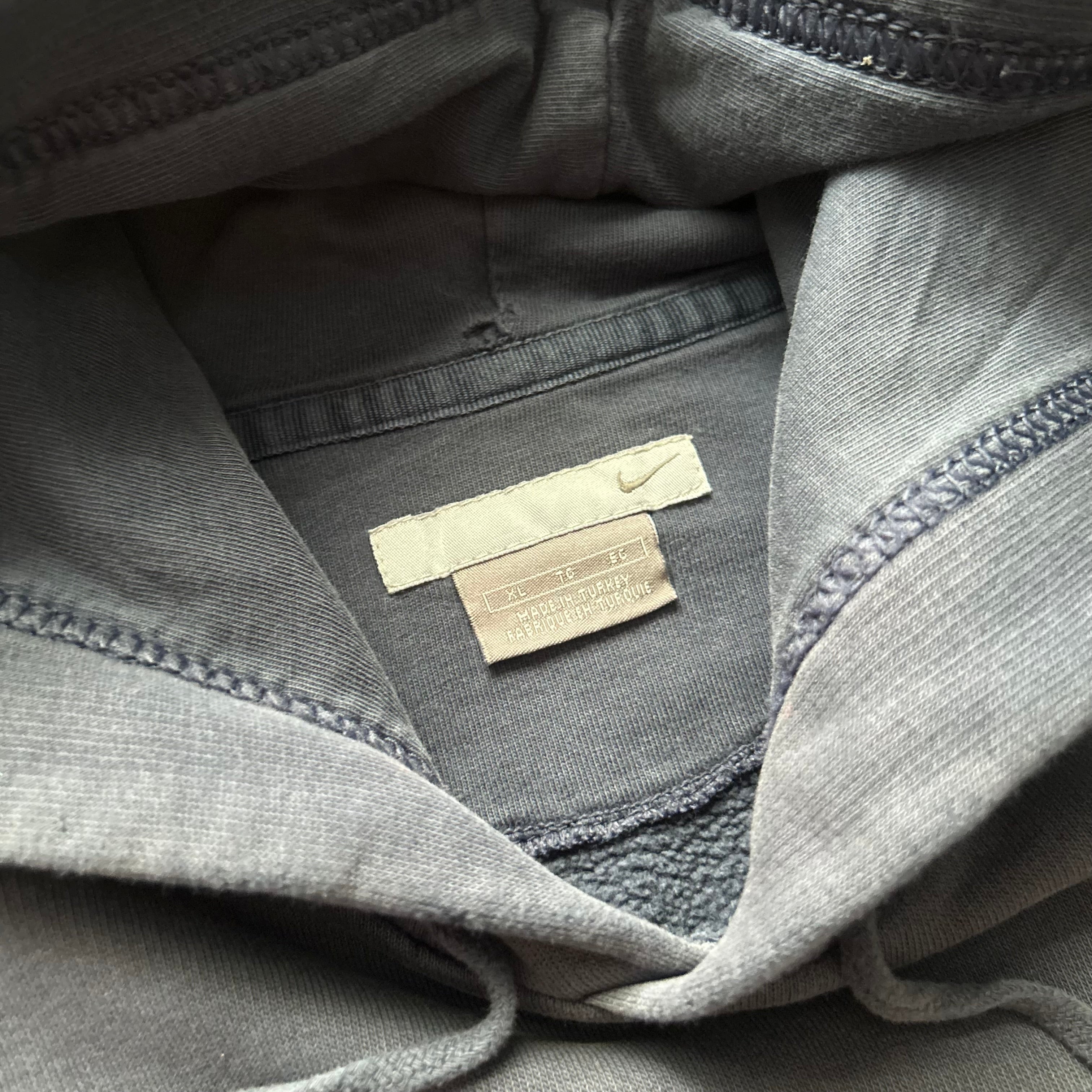 Vintage Nike Faded Navy Blue Hoodie