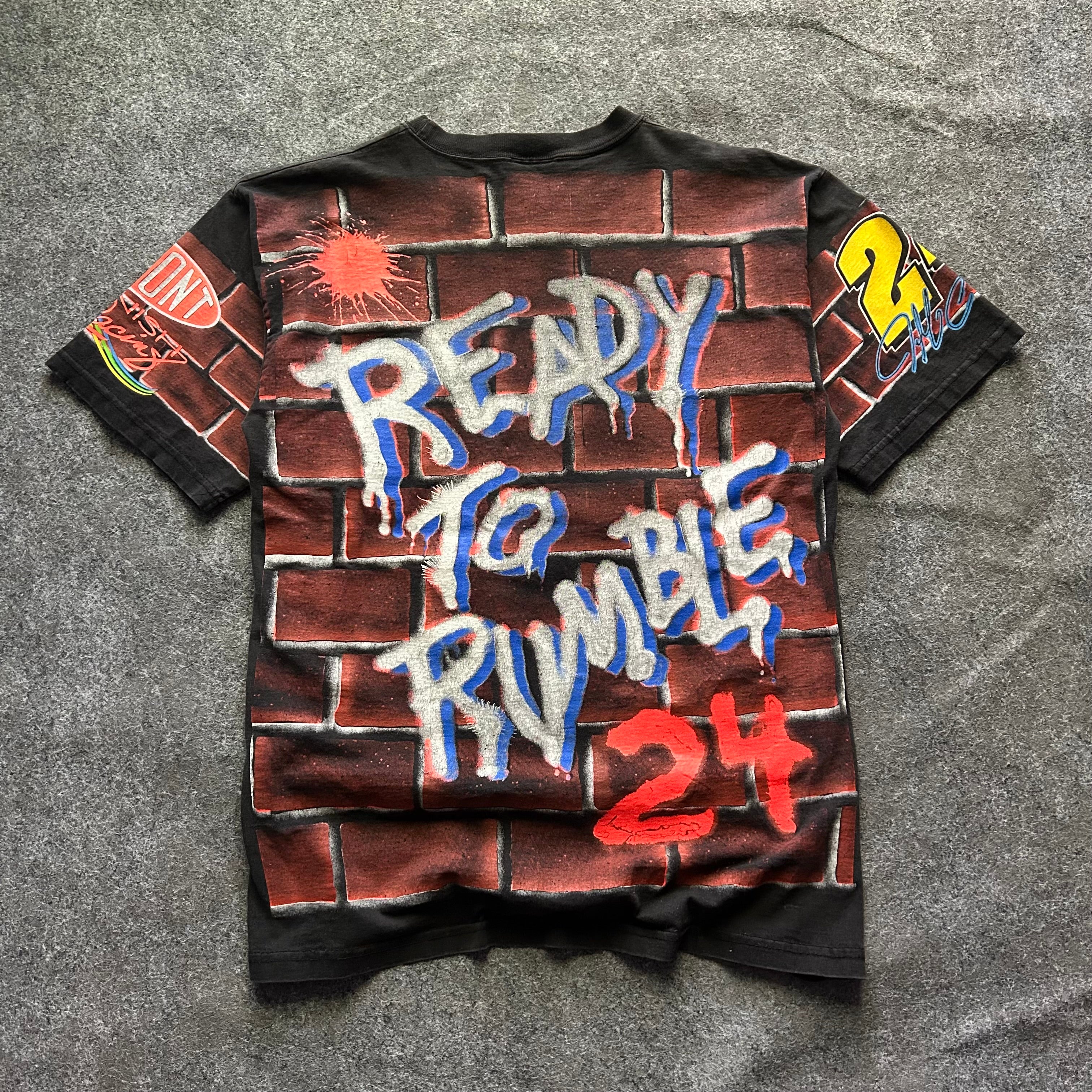 Vintage Jeff Gordon Ready To Rumble NASCAR AOP T-shirt