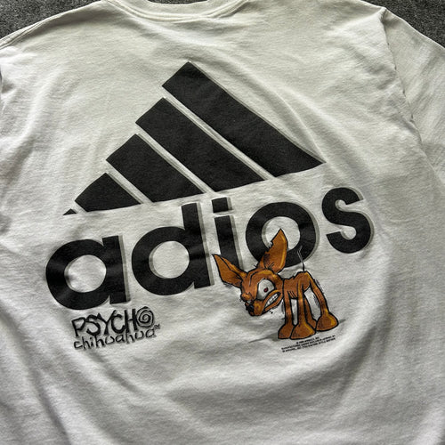 Vintage Adidas Psycho Chihuahua T-shirt