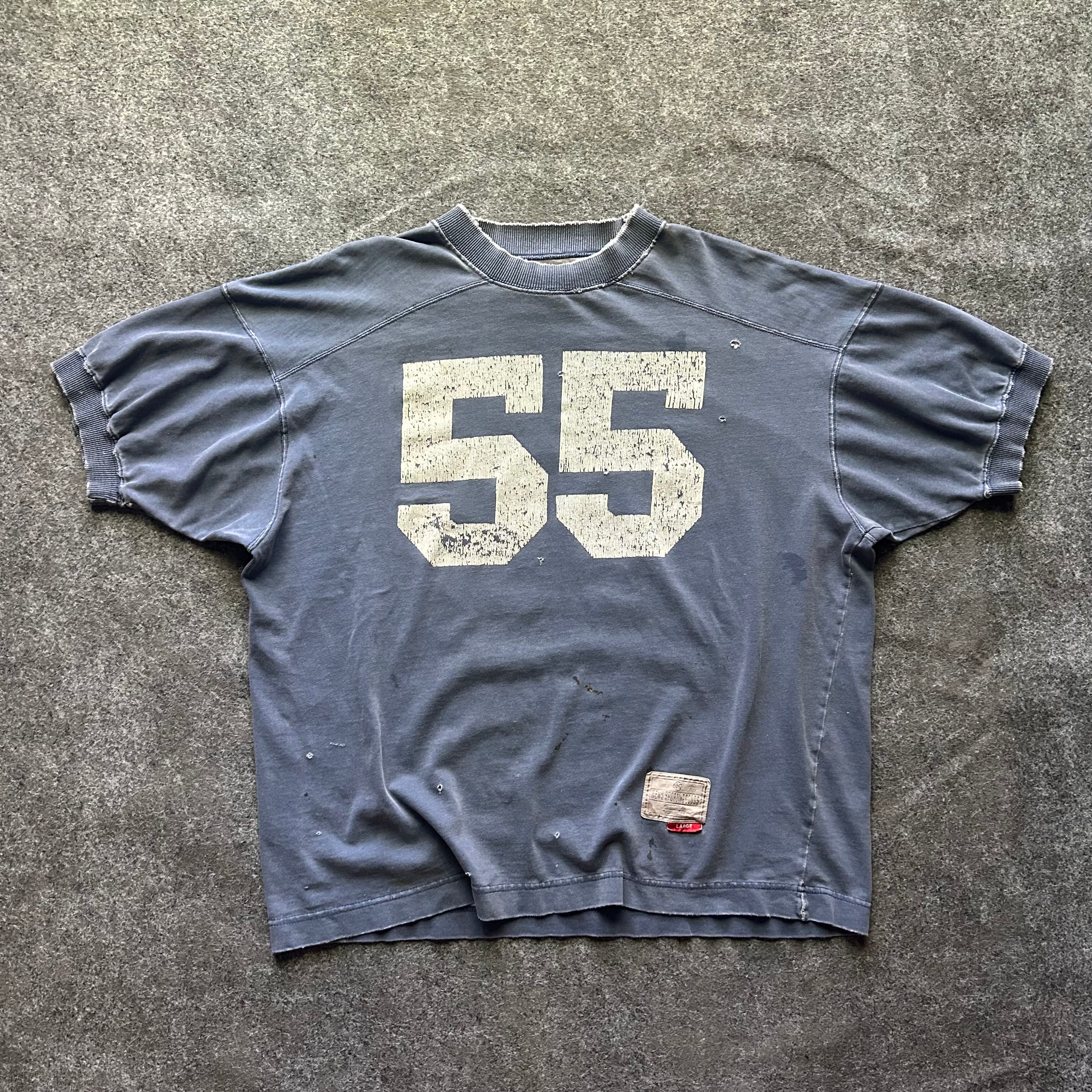 Vintage Distressed Football Jersey Shirt