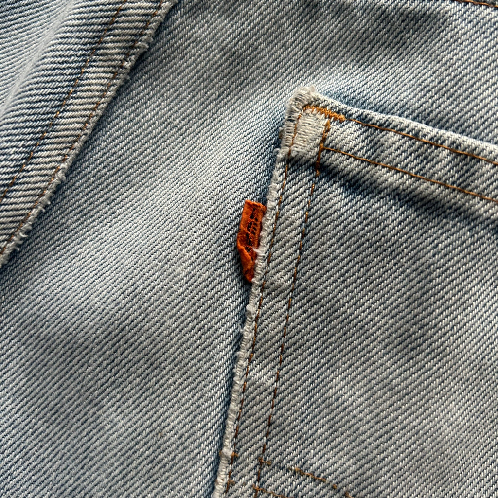 Vintage Faded Blue Levi’s Orange Tab BIG E Jeans