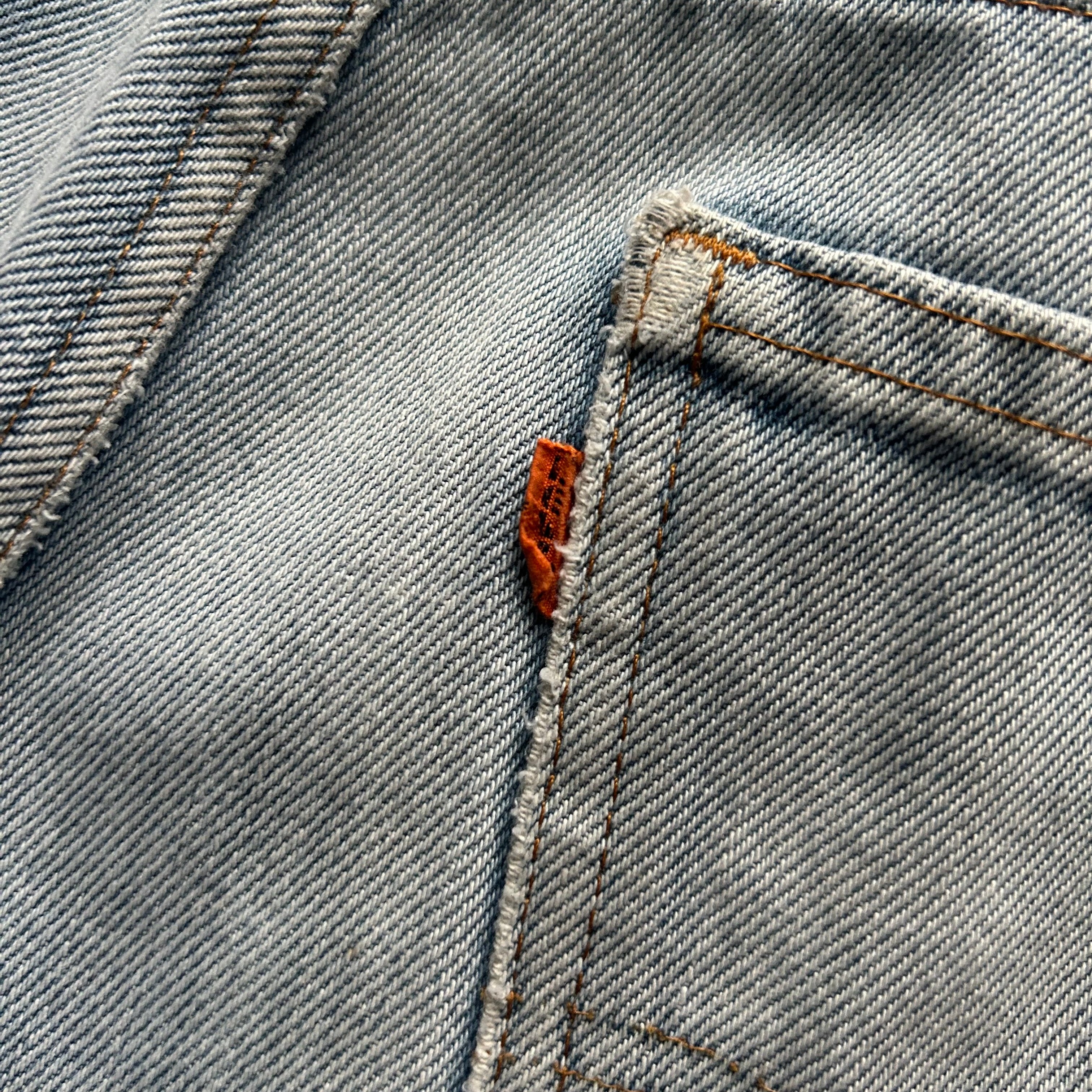 Vintage Faded Blue Levi’s Orange Tab BIG E Jeans
