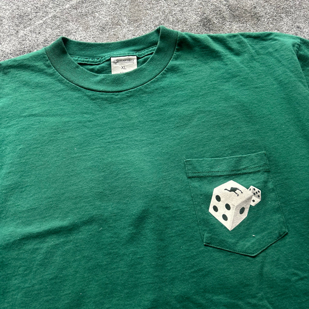 Vintage Camel Cigarettes Casino Dice Pocket T-shirt