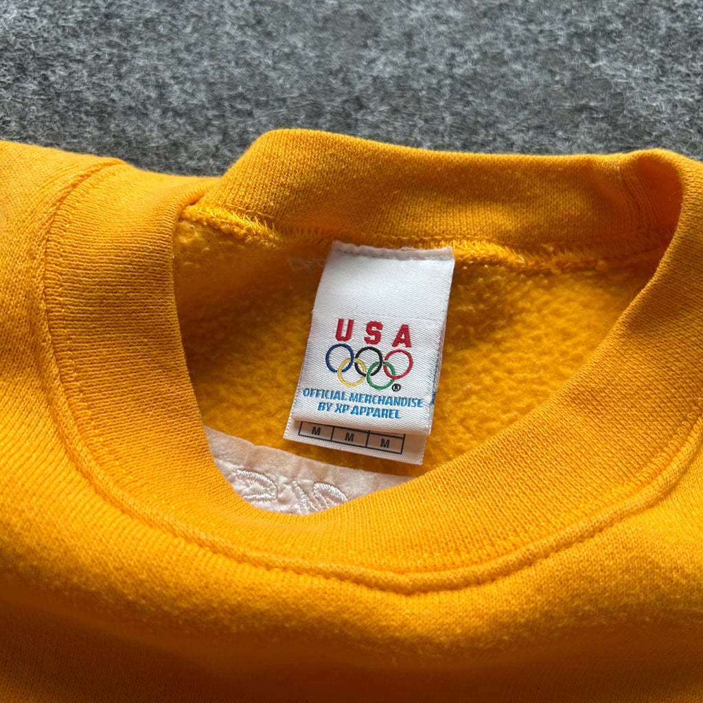 Vintage Olympics Team U.S.A. Yellow Crewneck