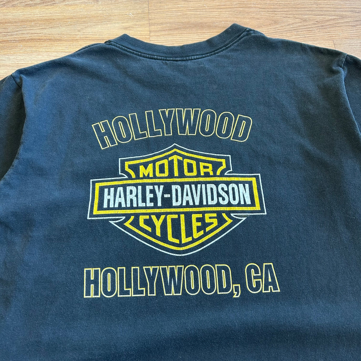 Vintage Harley Davidson Hollywood Eagle Parody T-shirt - Size Large