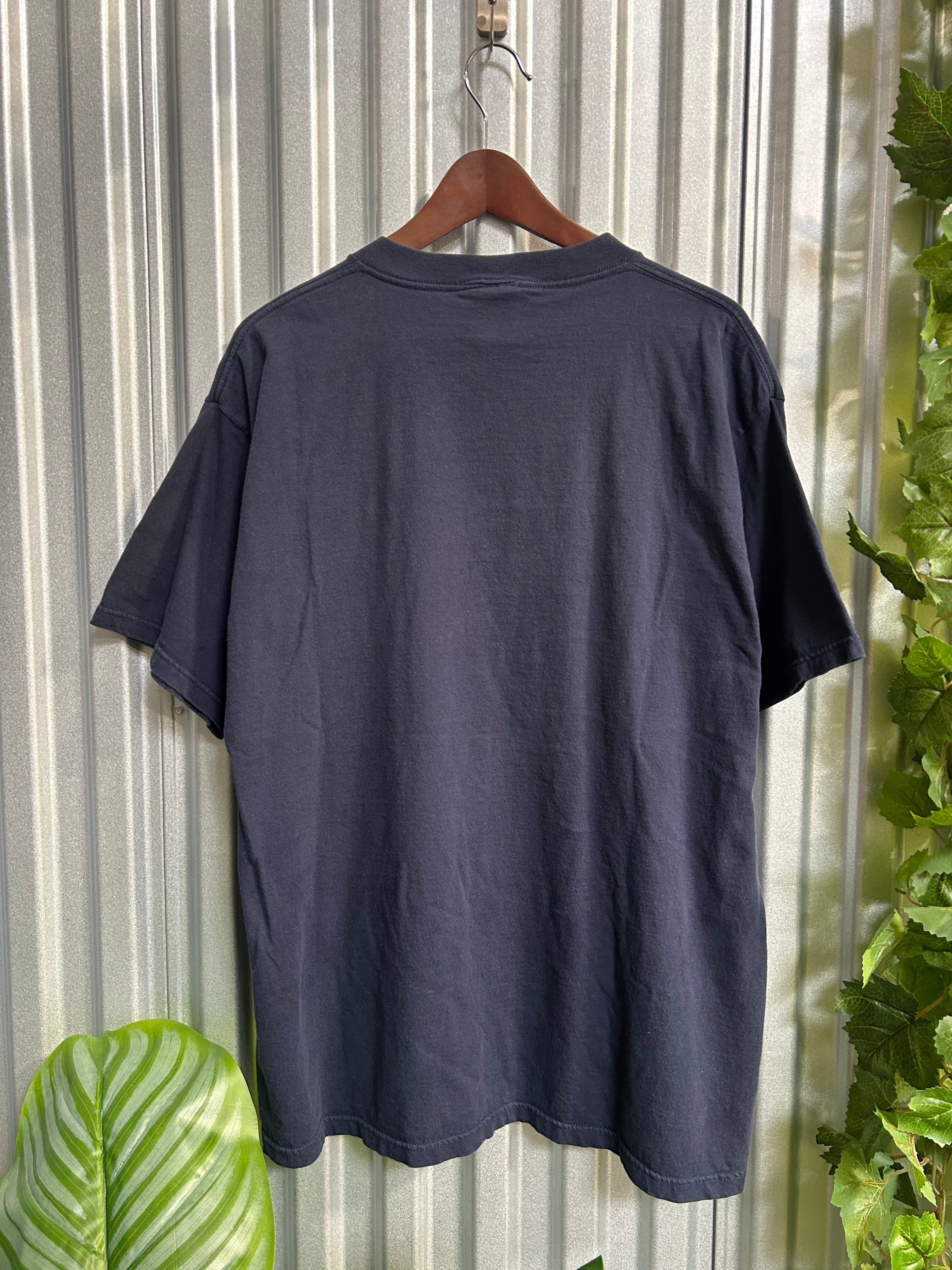 Vintage Cleveland Indians Embroidered Wahoo T-shirt - Size XL