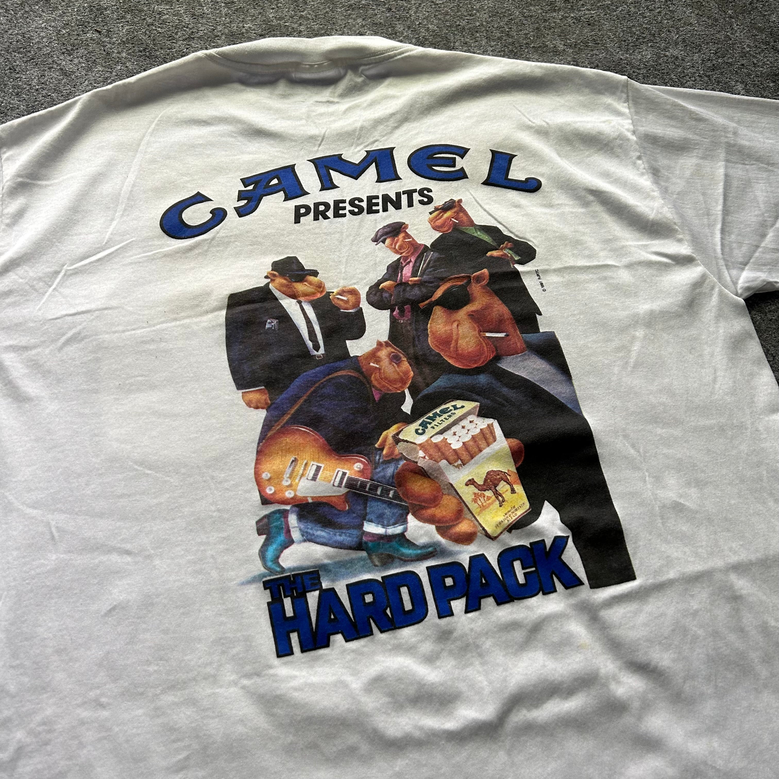 Vintage Camel Cigarettes Hard Pack Pocket T-shirt