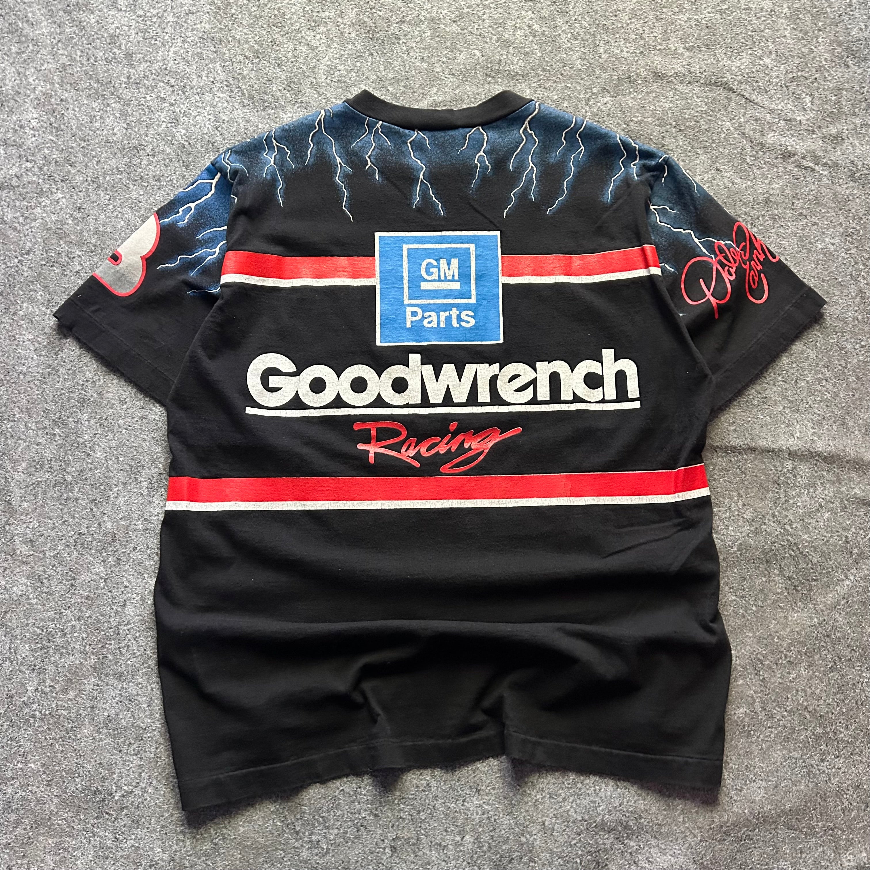 Vintage Dale Earnhardt The Black Knight Lightning NASCAR AOP T-shirt