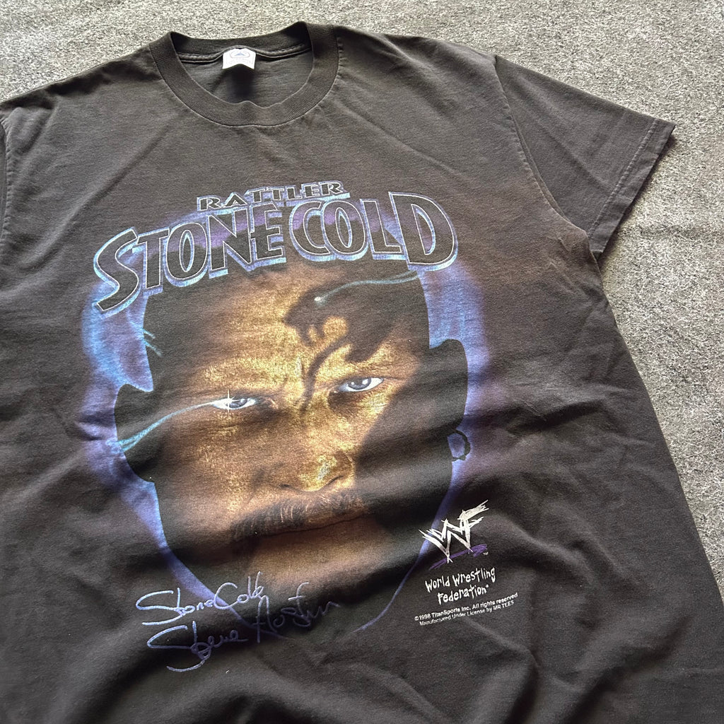 Vintage Stone Cold Steve Austin Rattler WWF T-shirt