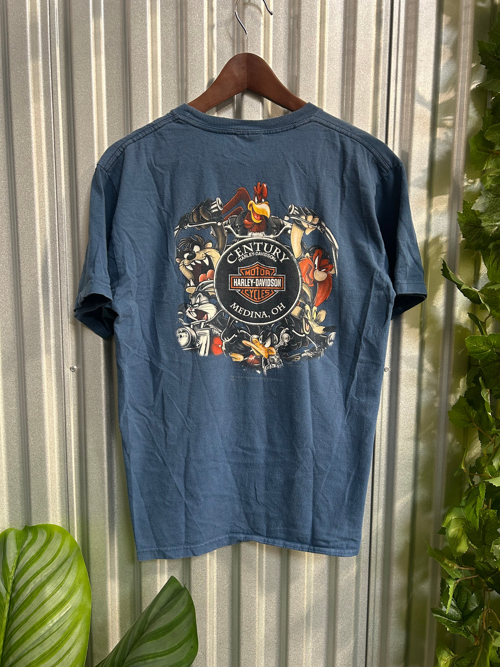 Vintage Harley Davidson Warner Bros Baddest of Them All T-shirt - Size Large