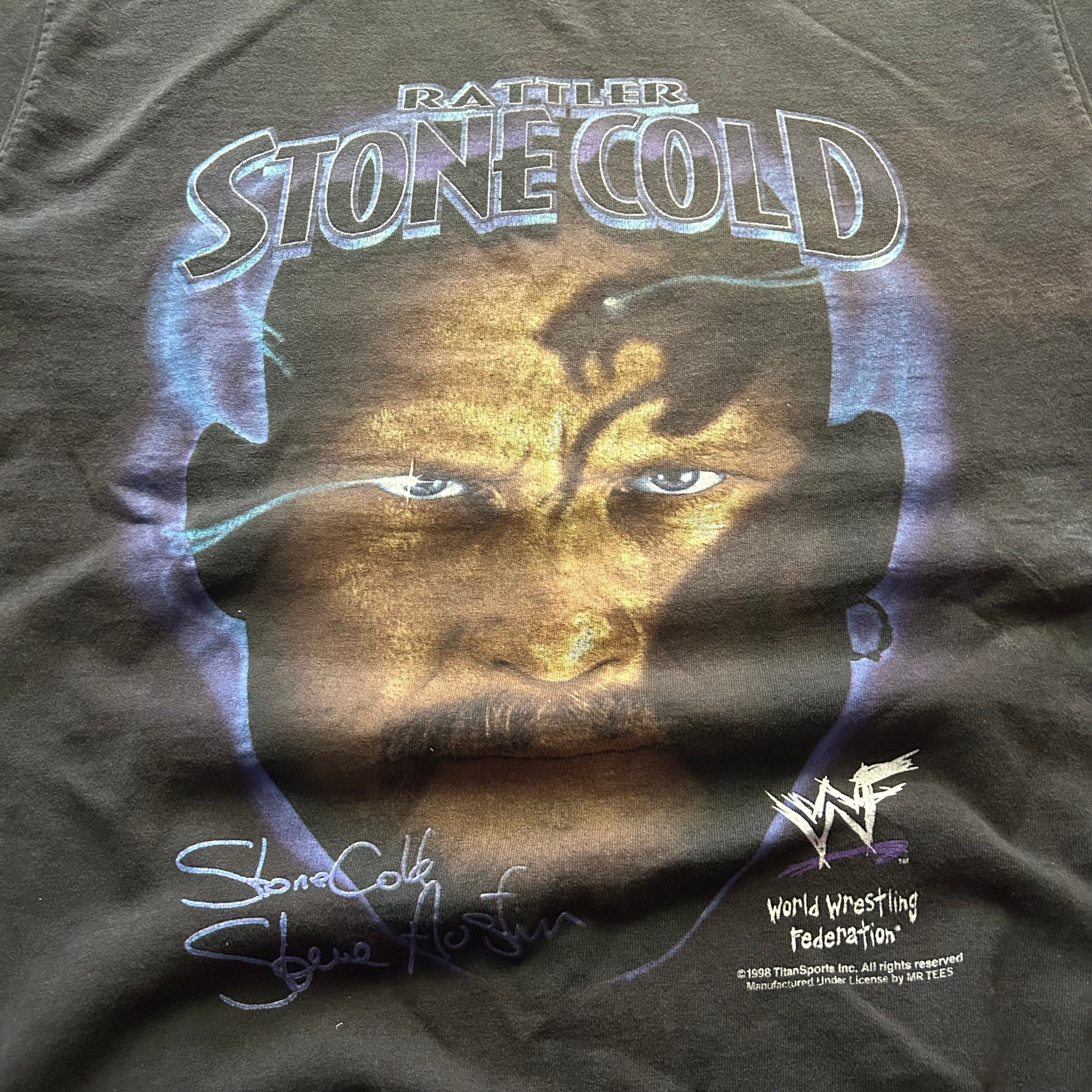 Vintage Stone Cold Steve Austin Rattler WWF T-shirt