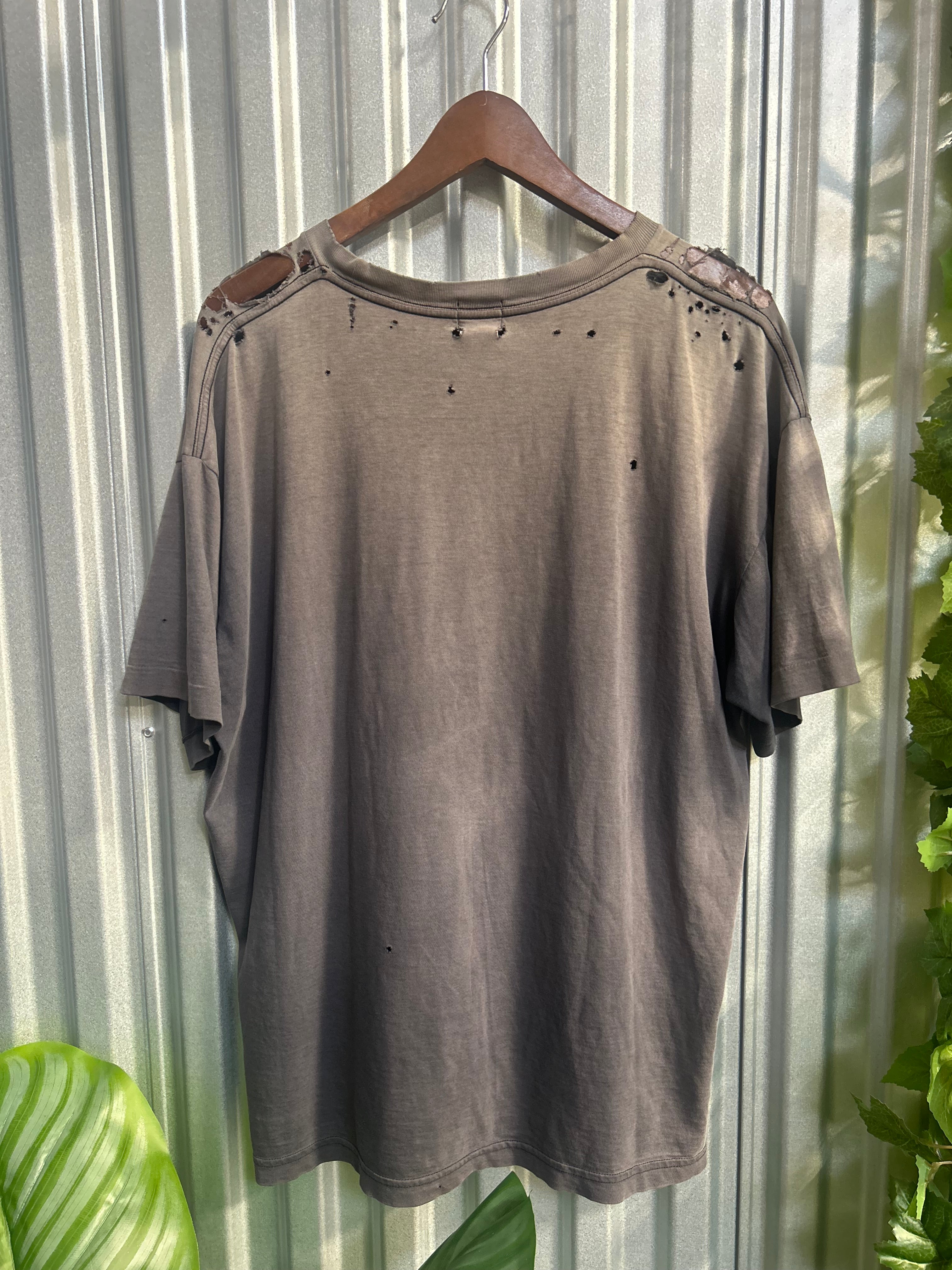 Vintage Calvin Klein Faded & Thrashed T-shirt - Size Xl
