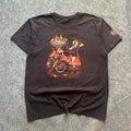 Vintage Harley Davidson Flame Graphic T-shirt