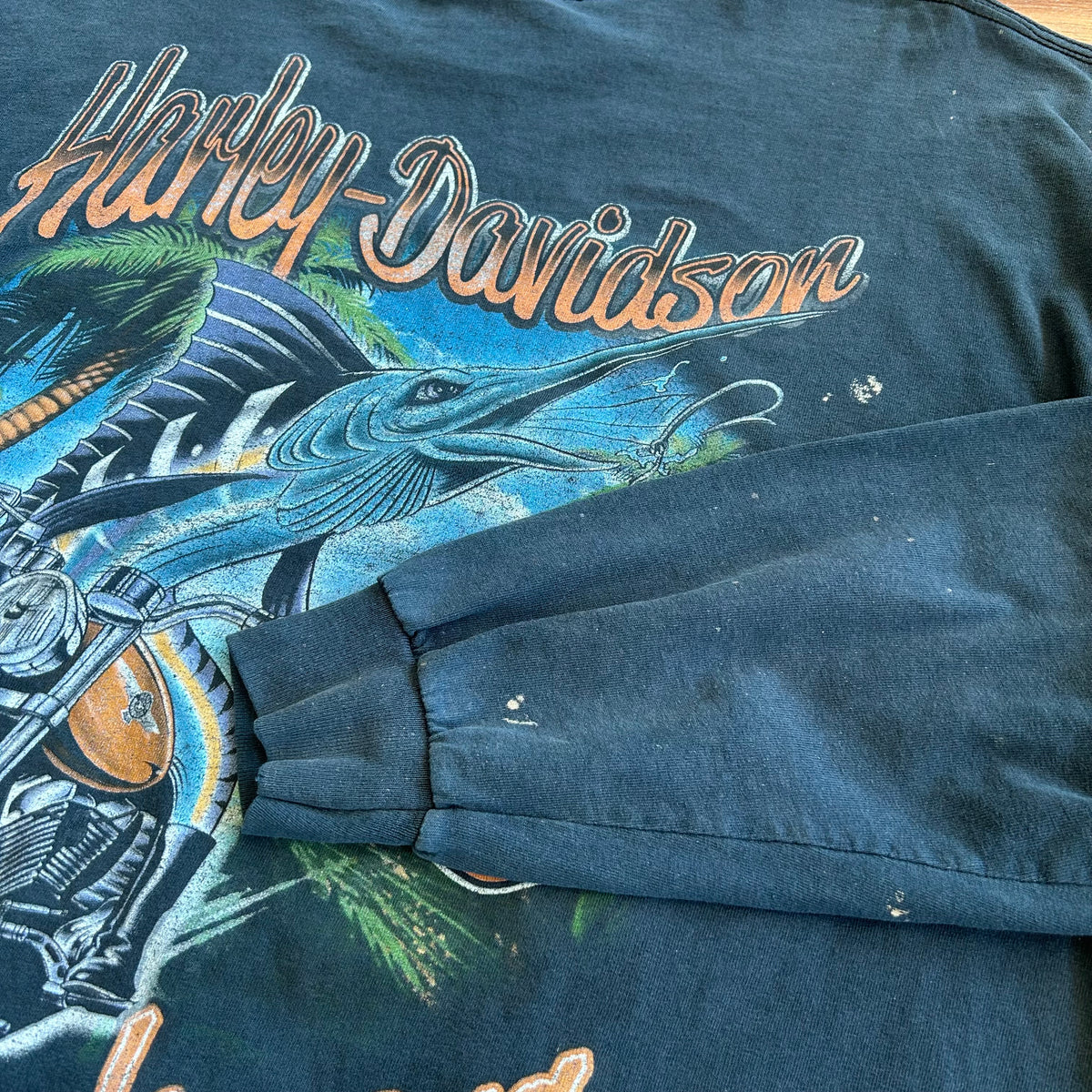 Vintage Harley Davidson Bahamas Long Sleeve Shirt - Size XL