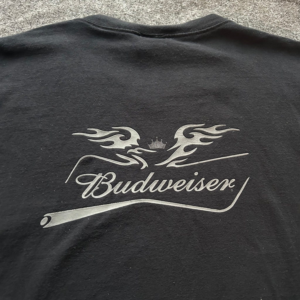Vintage Budweiser Beer Black T-shirt