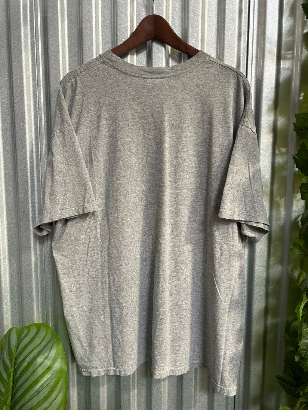 Vintage Nike Grey & Black Swoosh T-shirt - Size 2XL