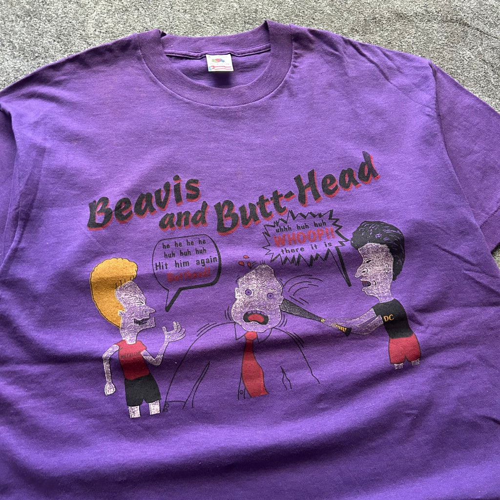Vintage Beavis And Butthead Purple Promo T-shirt