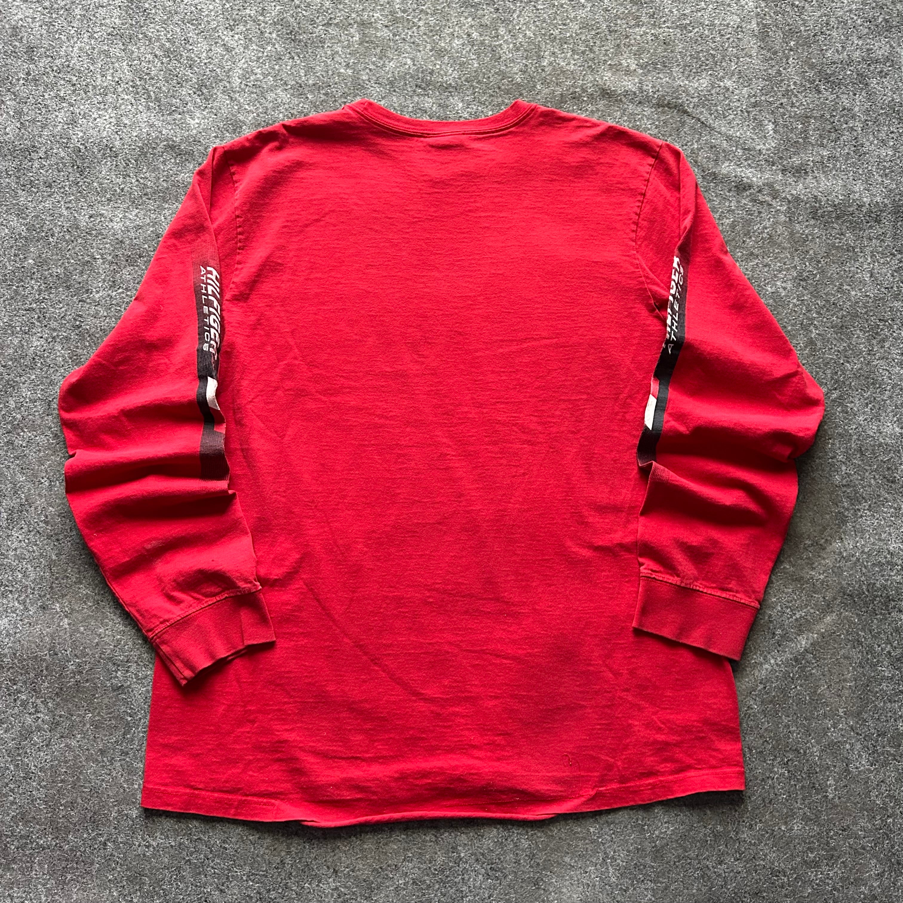 Vintage Tommy Hilfiger Athletics Long Sleeve Spell Out Shirt