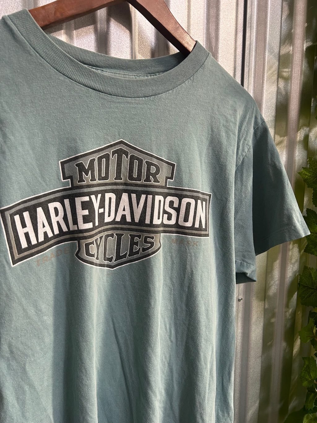 Vintage Harley Davidson Blue Niagara Falls T-shirt - Size Medium