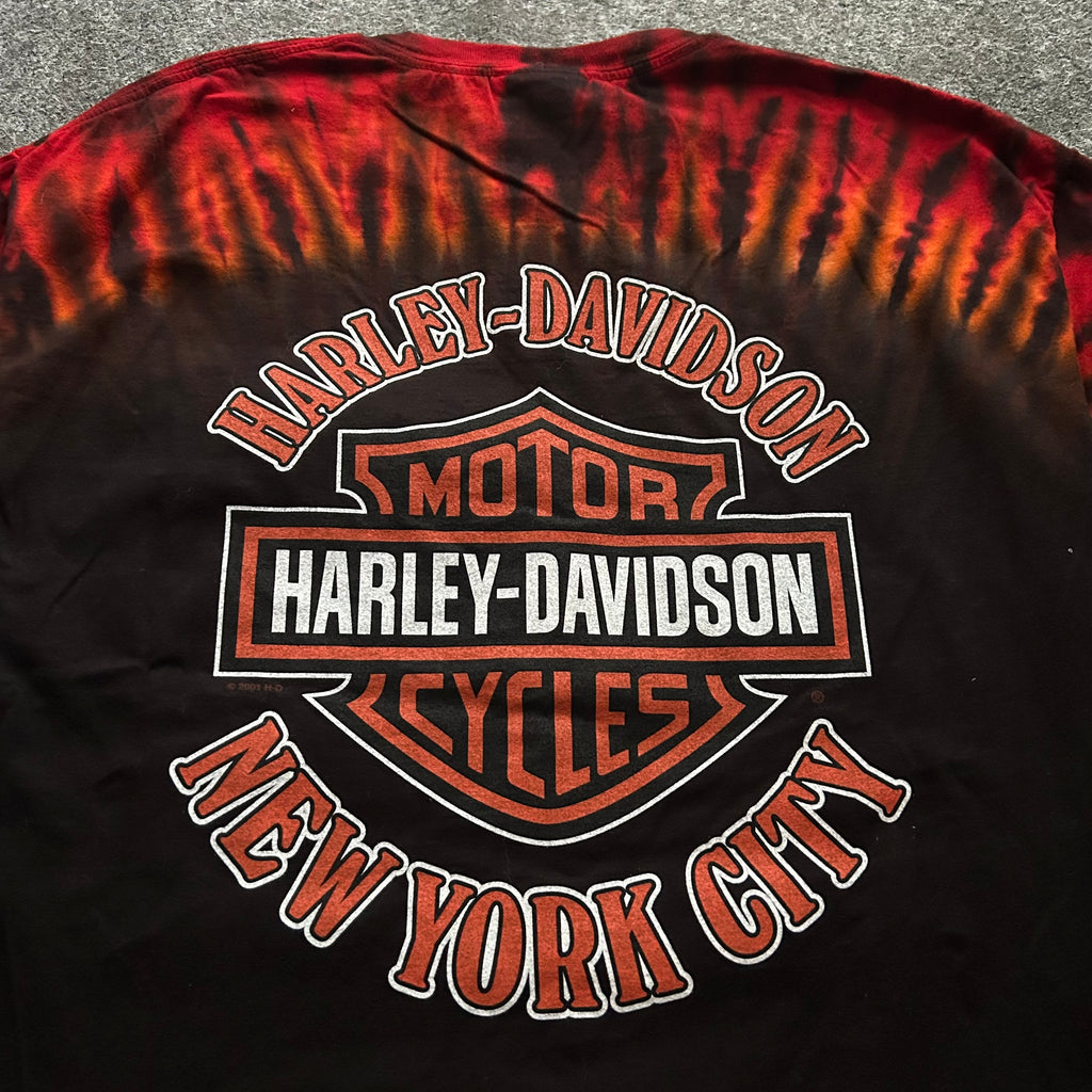 Vintage Harley Davidson New York City Tie-Dye T-shirt