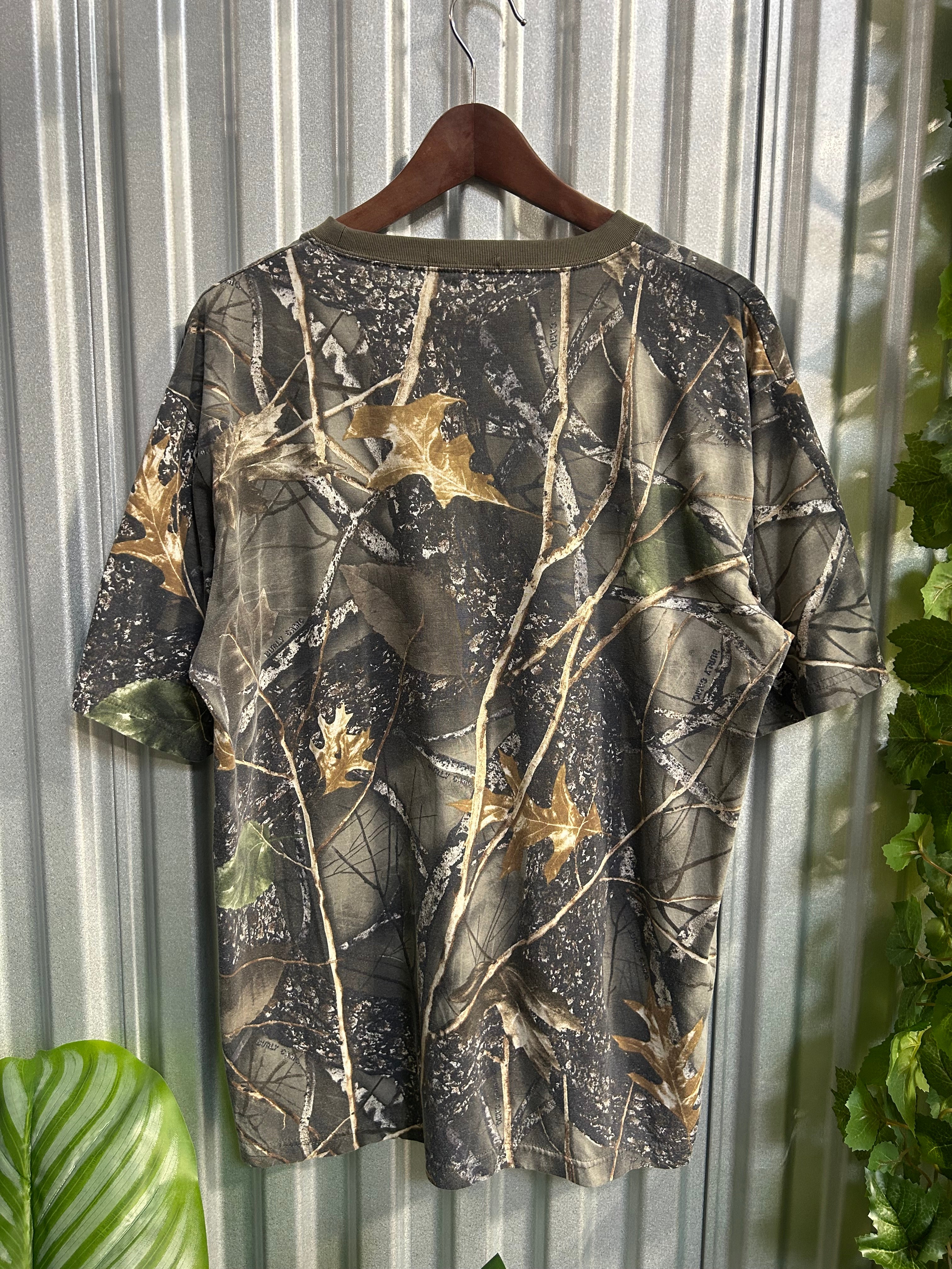 Vintage Camouflage Realtree Pocket T-shirt - Size Large