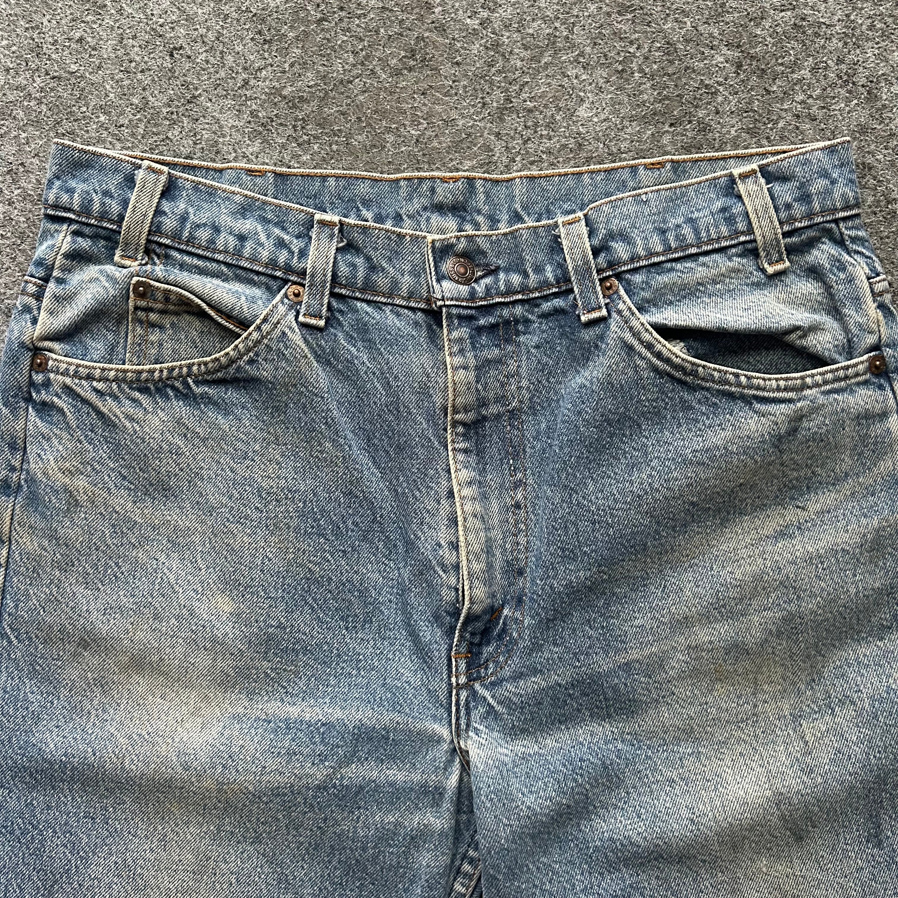 Vintage Faded Blue Levi’s Orange Tab Jeans