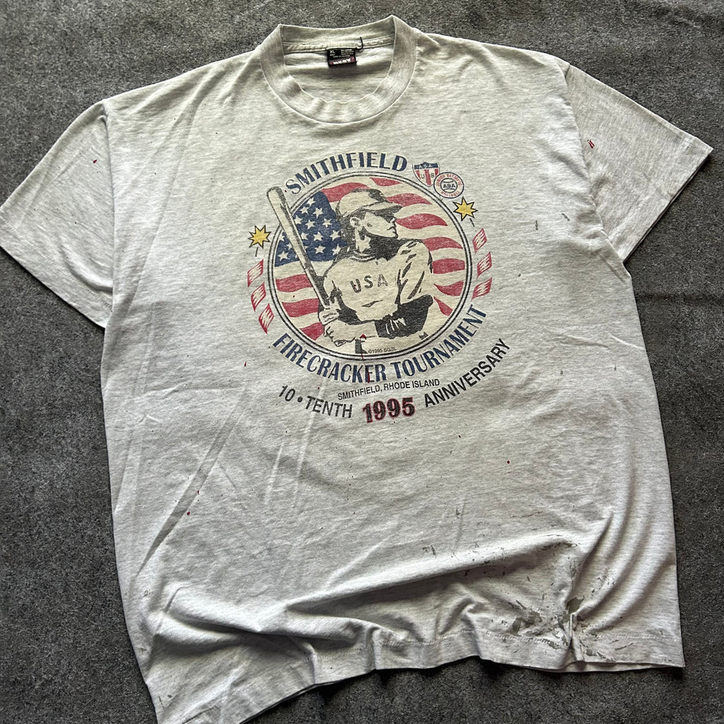 Vintage Distressed Baseball Tournament T-shirt