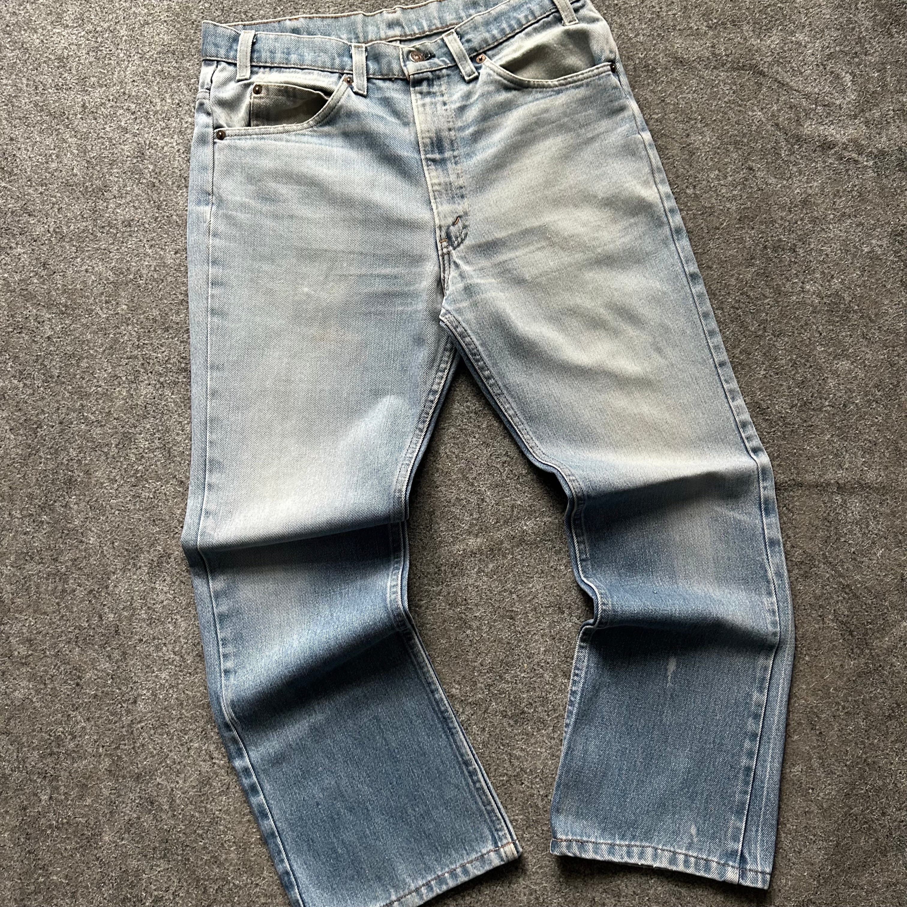 Vintage Faded Blue Levi’s Orange Tab BIG E Jeans