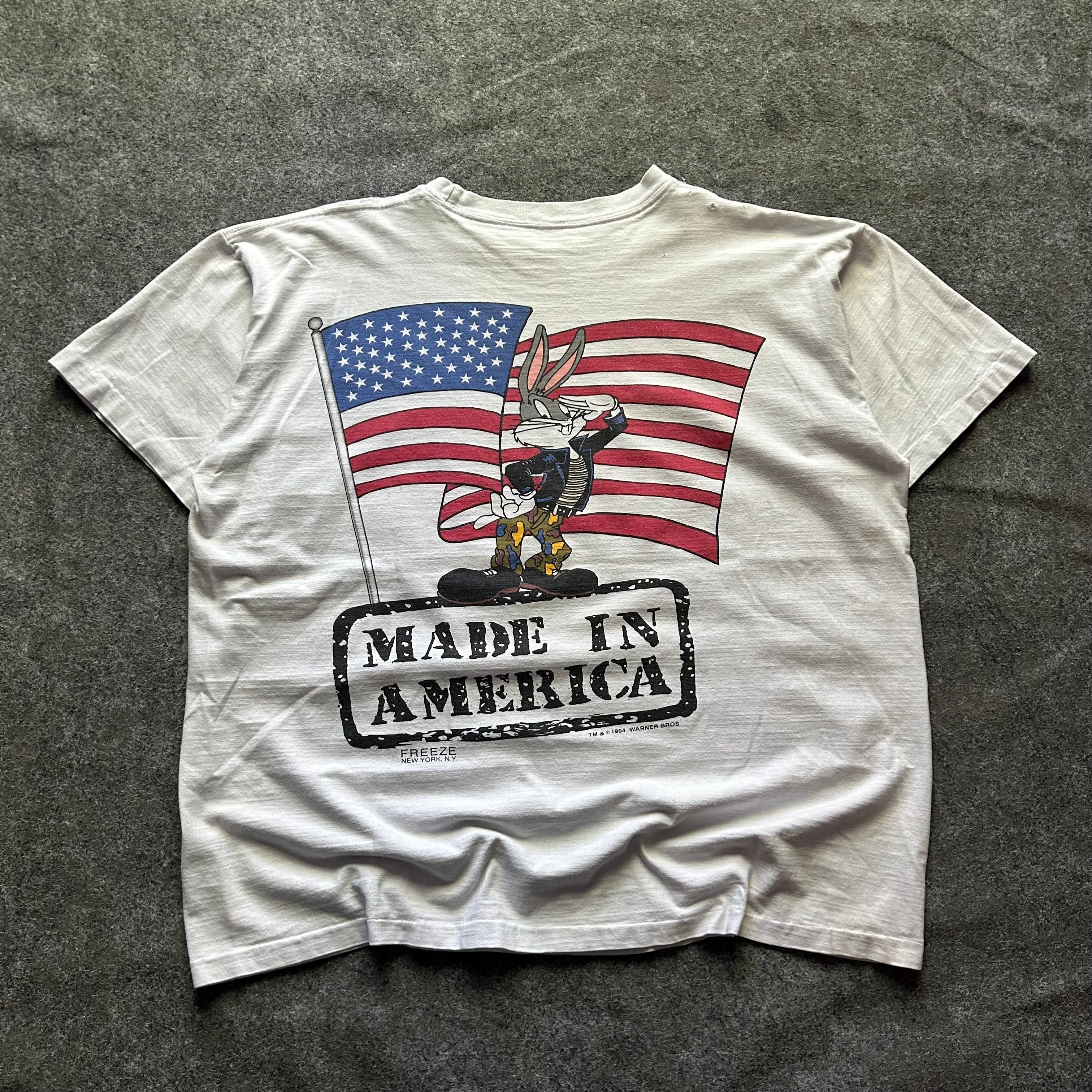 Vintage Warner Bros. Army & Navy Made In America AOP T-shirt