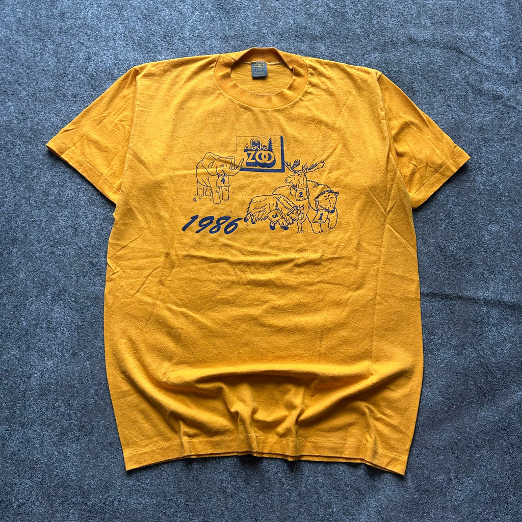 Vintage The Alaska Zoo Sponsor T-shirt