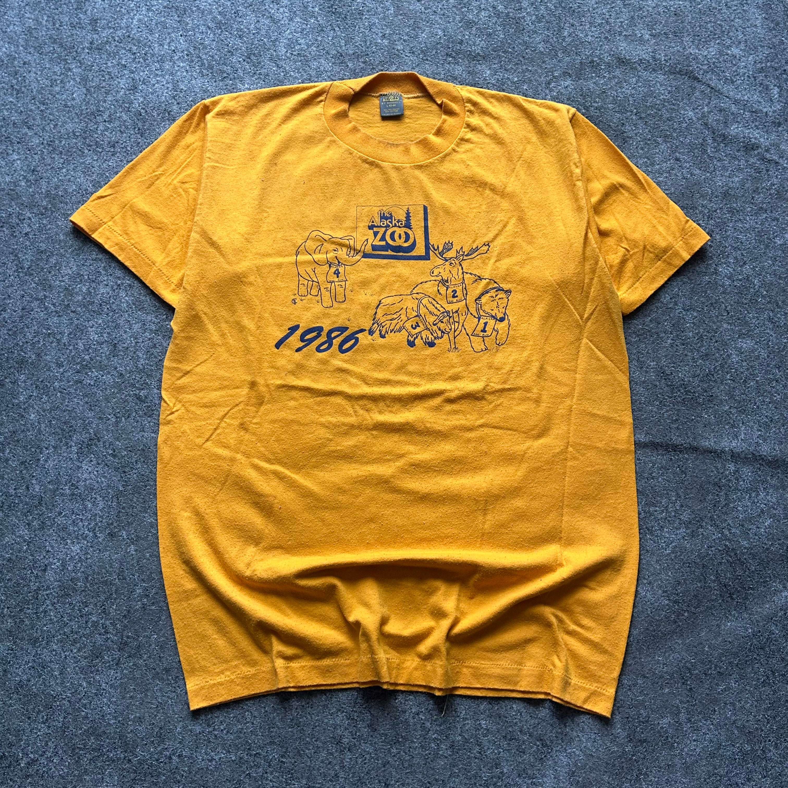 Vintage The Alaska Zoo Sponsor T-shirt