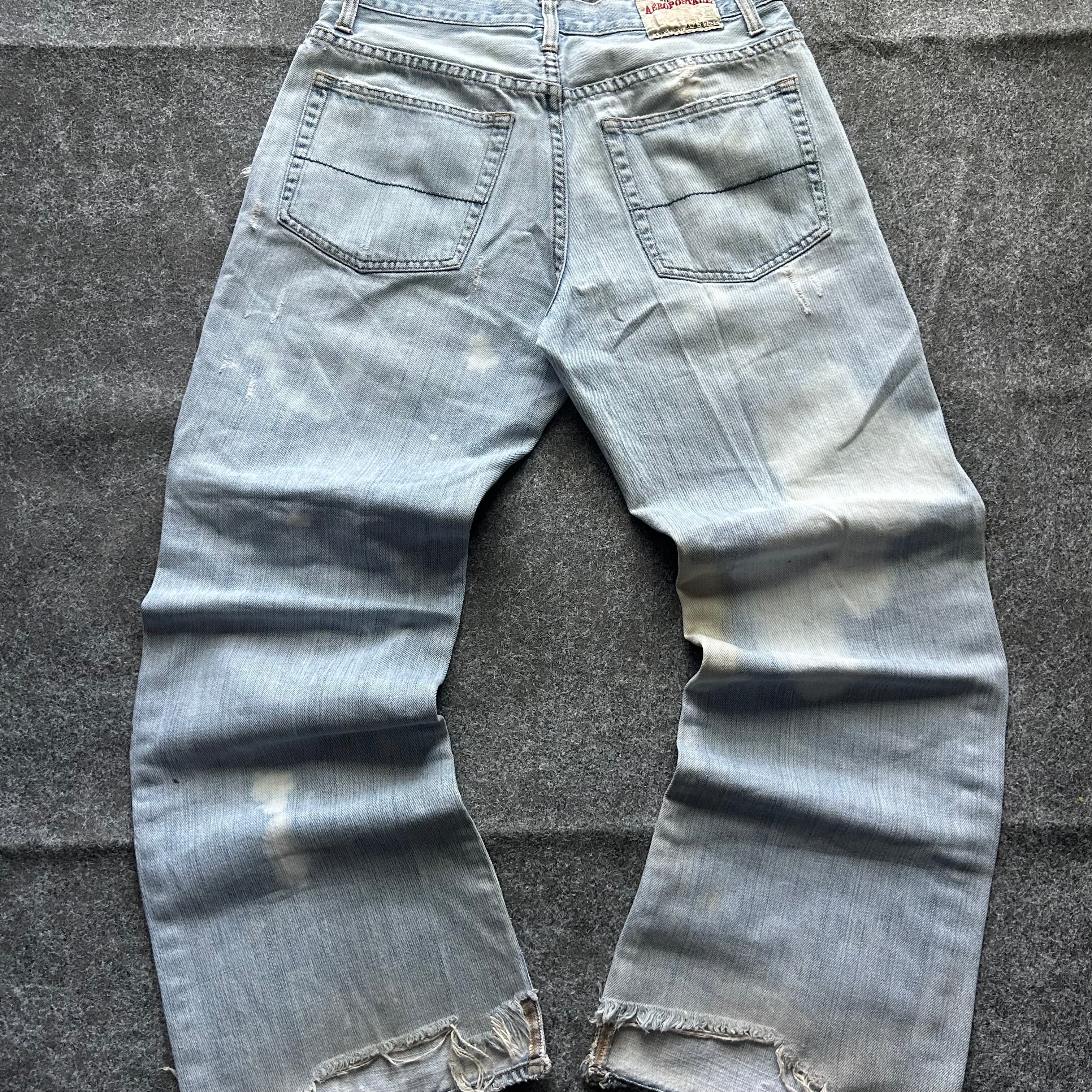 Vintage Distressed Aeropostale Bootcut Jeans