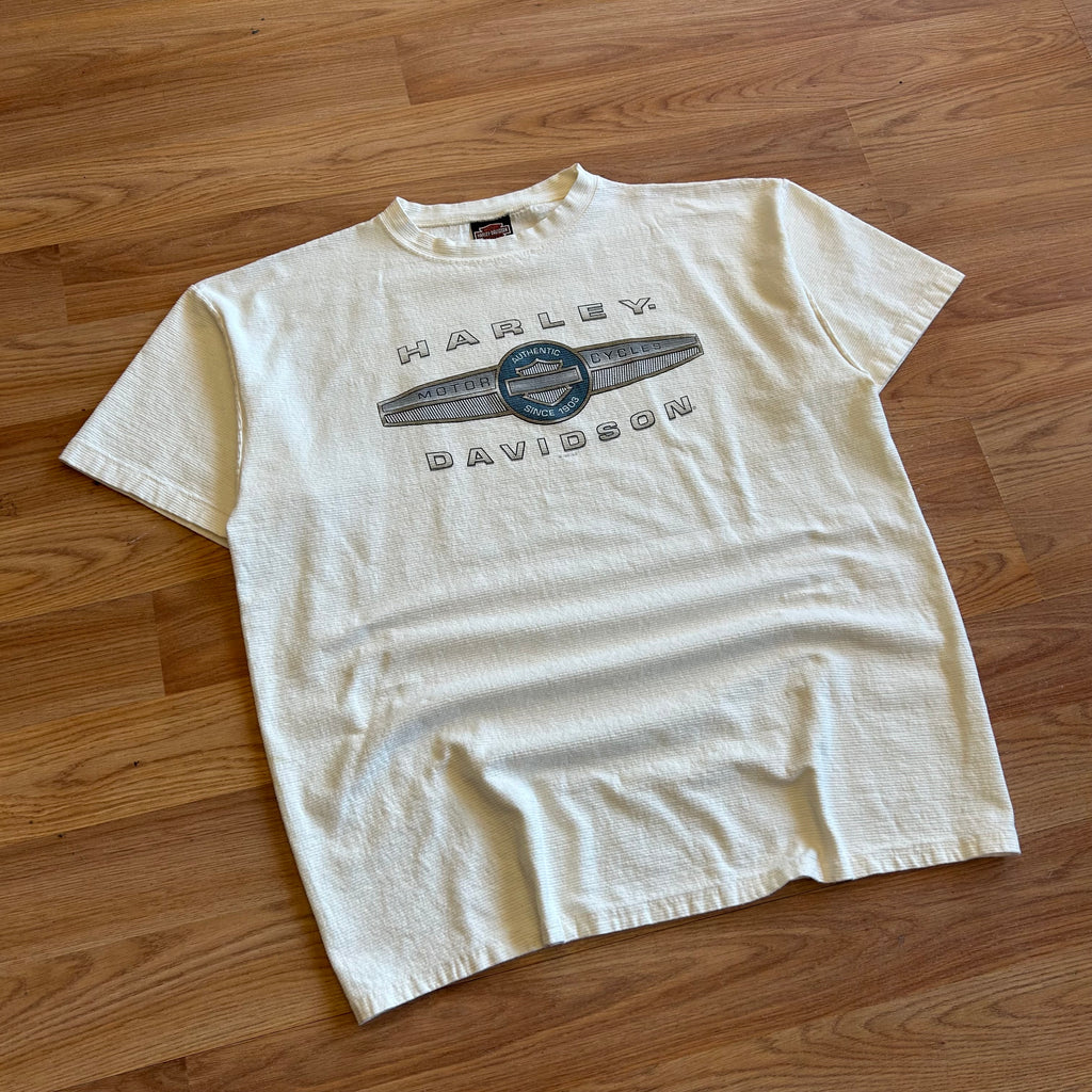 Vintage Harley Davidson Center Wing T-shirt - Size 2XL