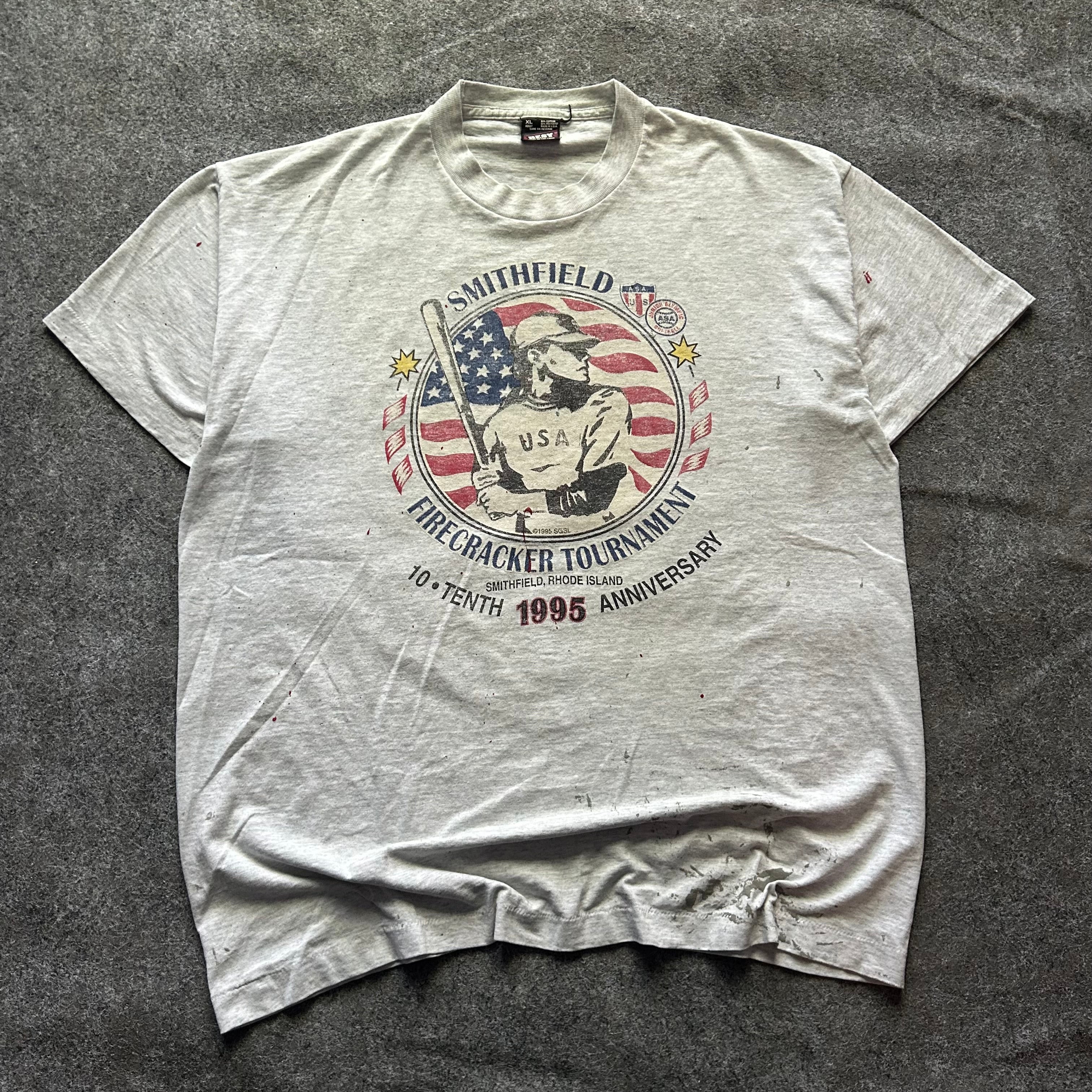 Vintage Distressed Baseball Tournament T-shirt