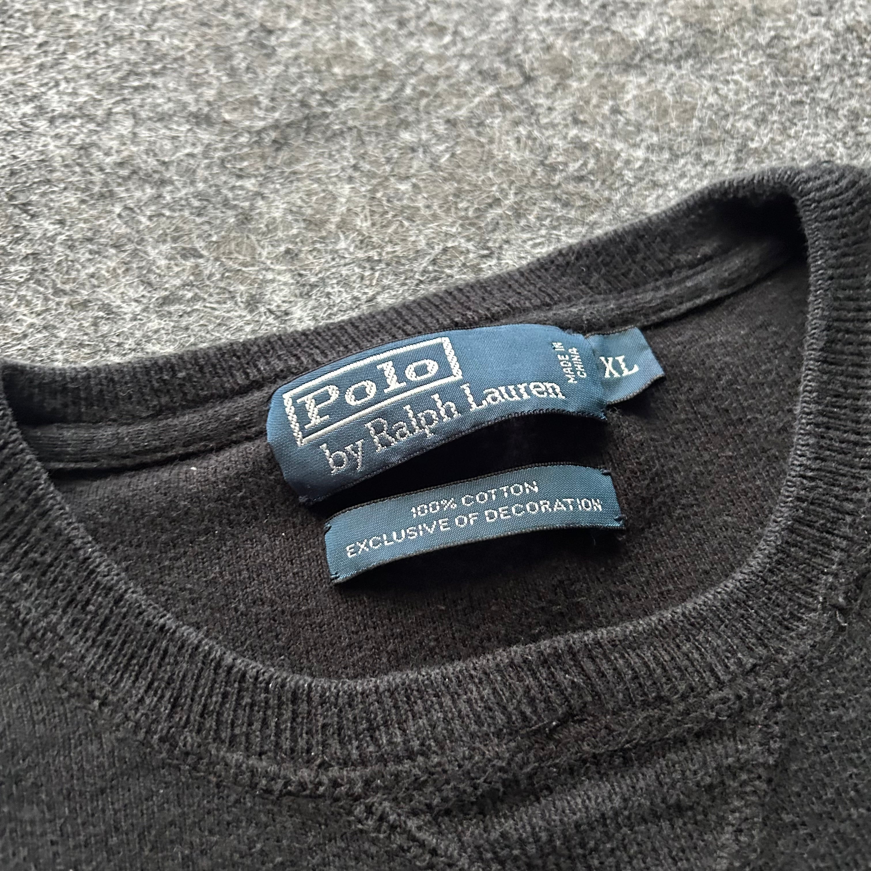 Vintage Polo Ralph Lauren Black Crewneck