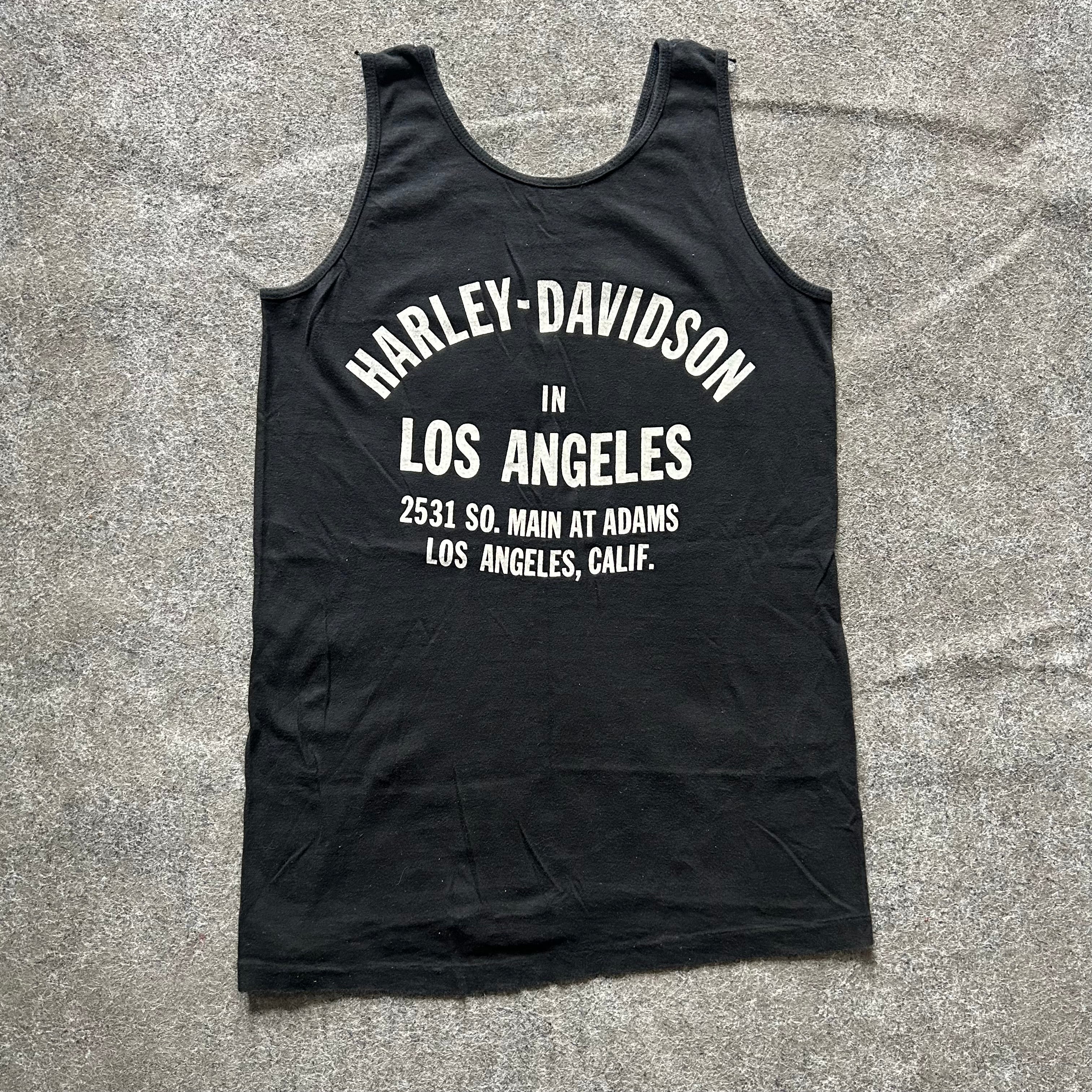 Vintage Harley Davidson Los Angeles Tank Top Shirt