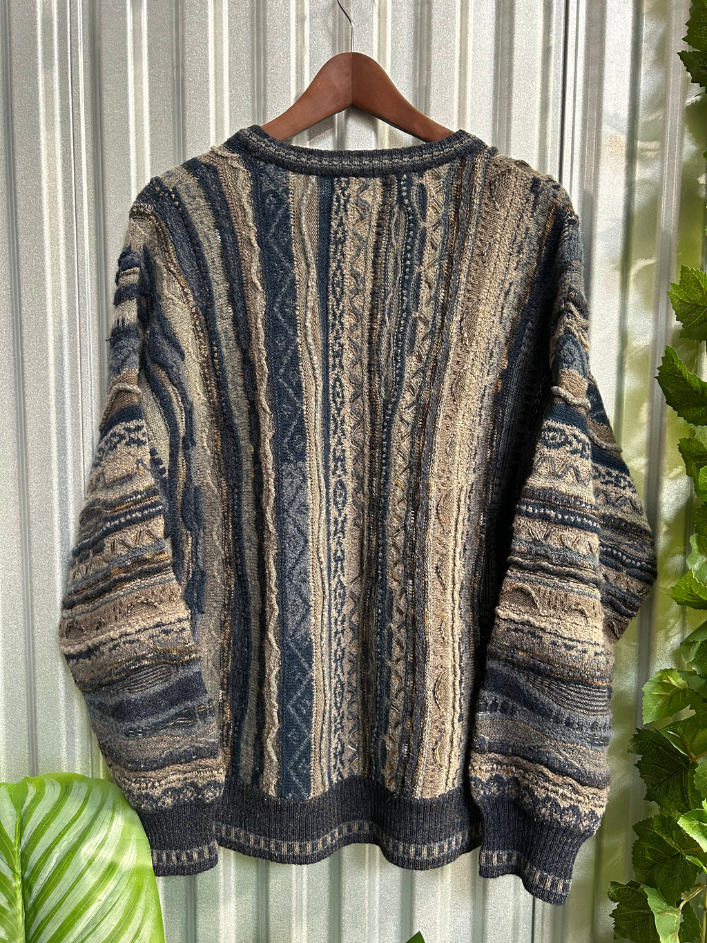 Vintage Coogi Styled Hastings Knit Sweater - Size XL