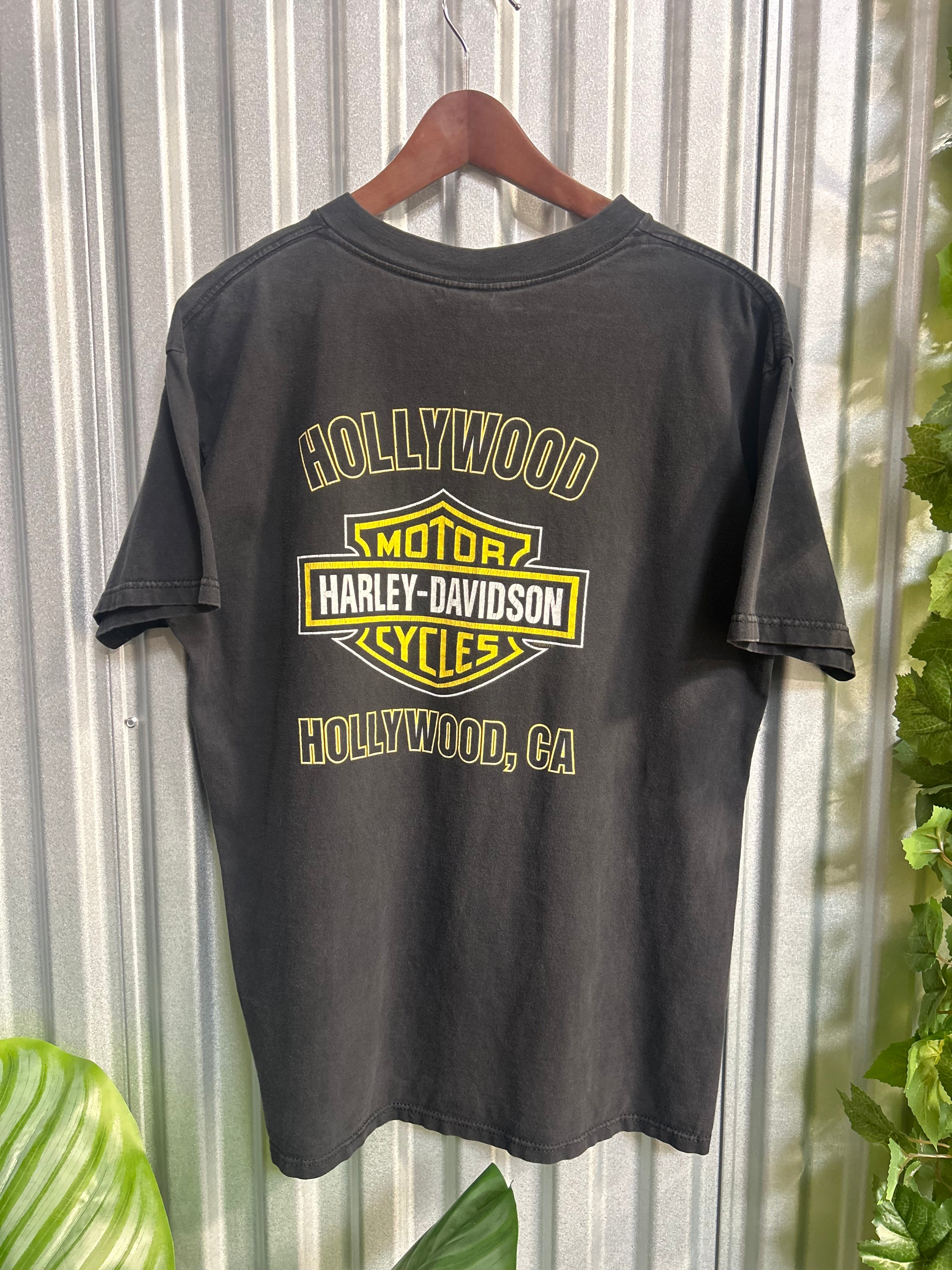 Vintage Harley Davidson Hollywood, California “Lion” T-shirt - Size Large