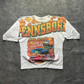 Vintage Pennsboro Dirt Track World Championship Racing Spell Out T-shirt