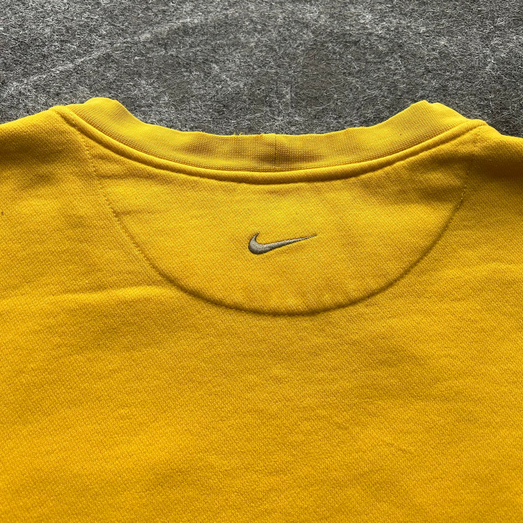 Vintage Nike Yellow Spell Out Crewneck