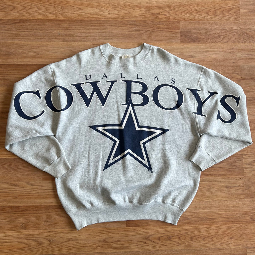 Vintage Dallas Cowboys Spell Out Crewneck - Size XL